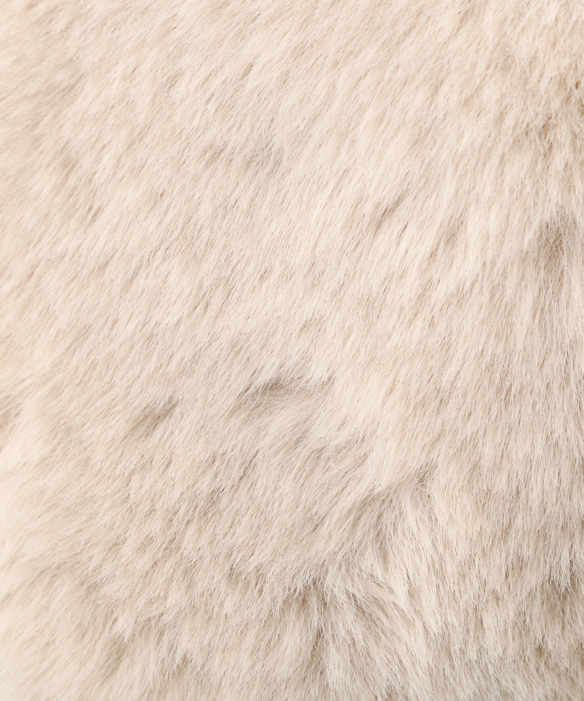  「フェイクファースリーブペプラムコート　24AW」|ブルゾン・スタジャン|