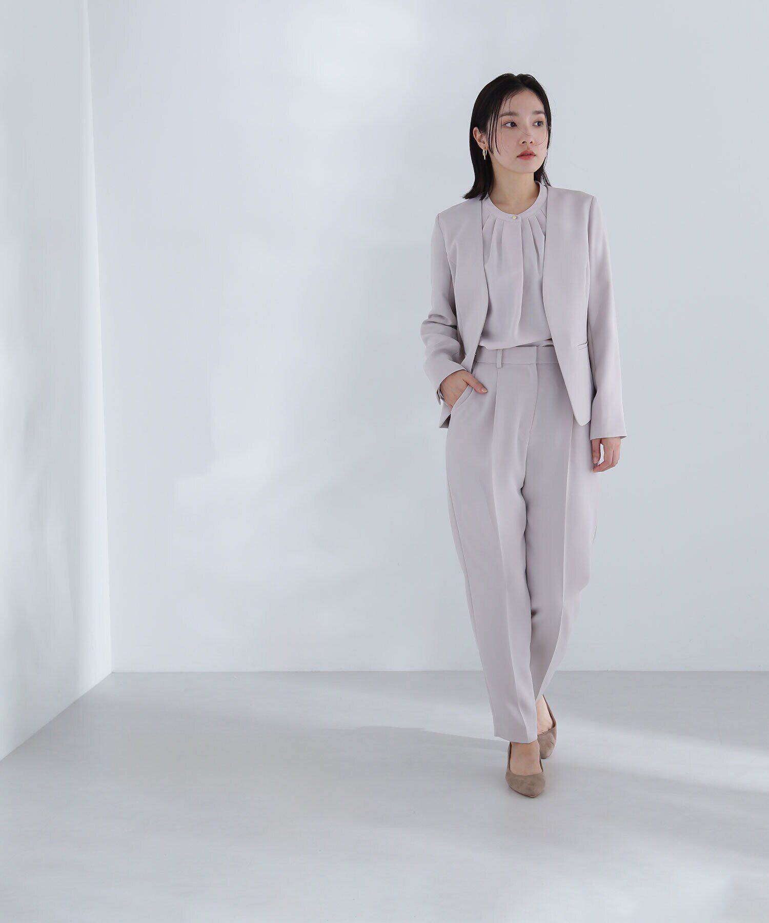  「ドビーツイル SETUP ノーカラージャケット」|その他|