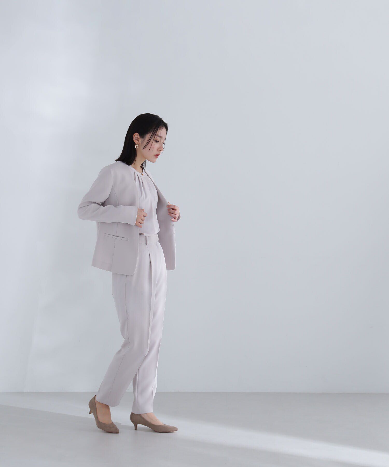  「ドビーツイル SETUP ノーカラージャケット」|その他|