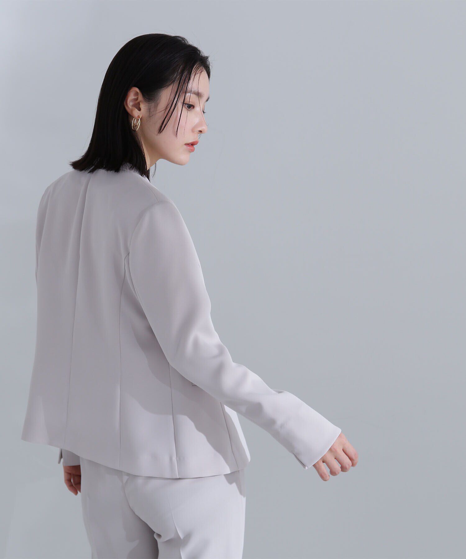  「ドビーツイル SETUP ノーカラージャケット」|その他|