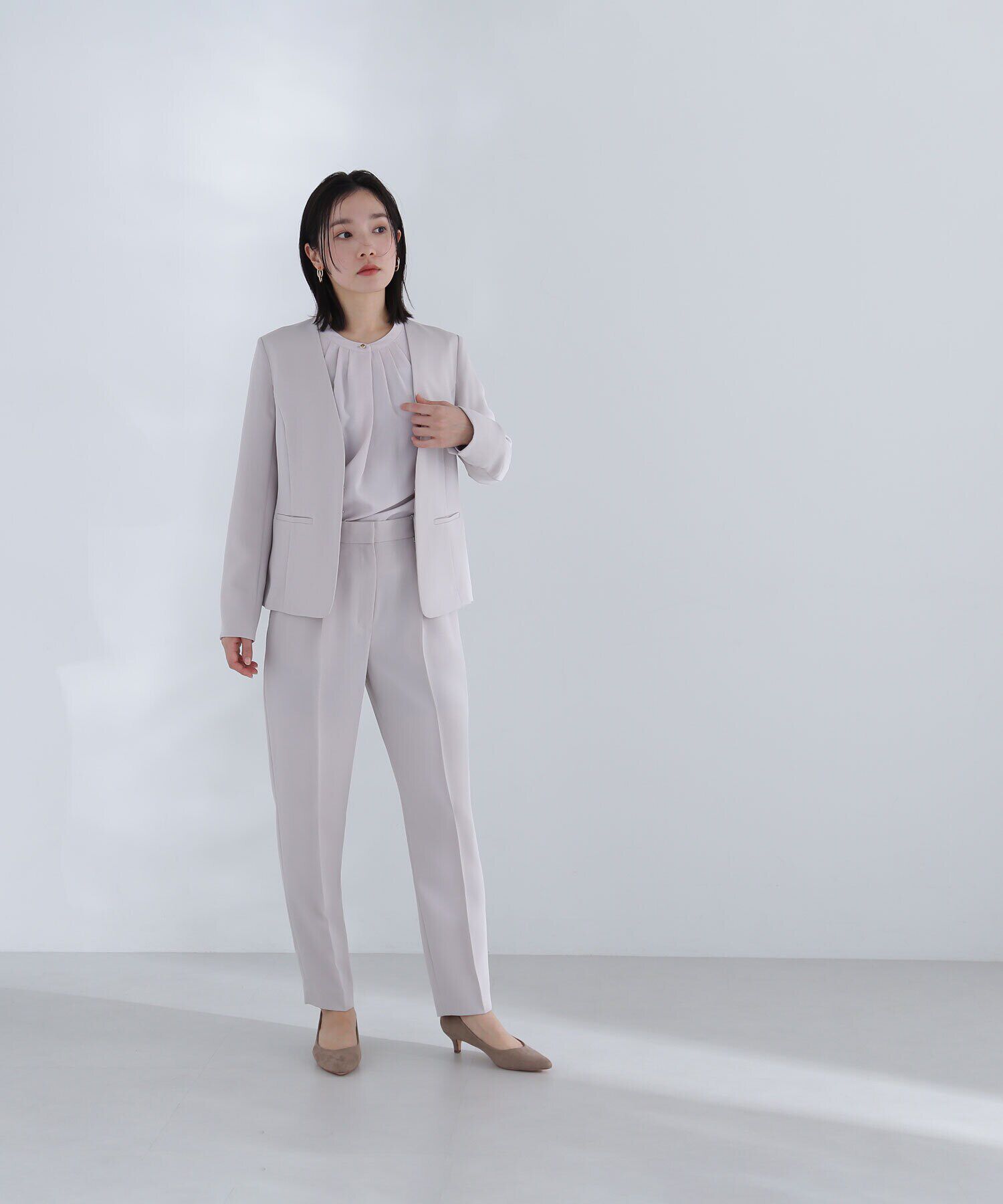  「ドビーツイル SETUP ノーカラージャケット」|その他|