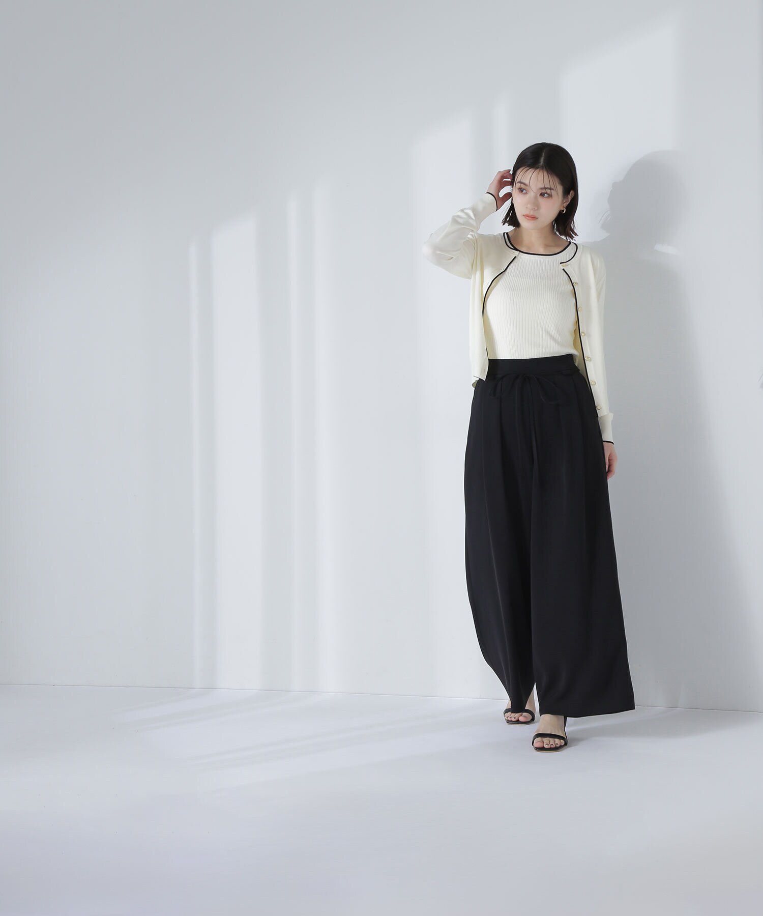  「バイカラーアンサンブル」|ニット・セーター|