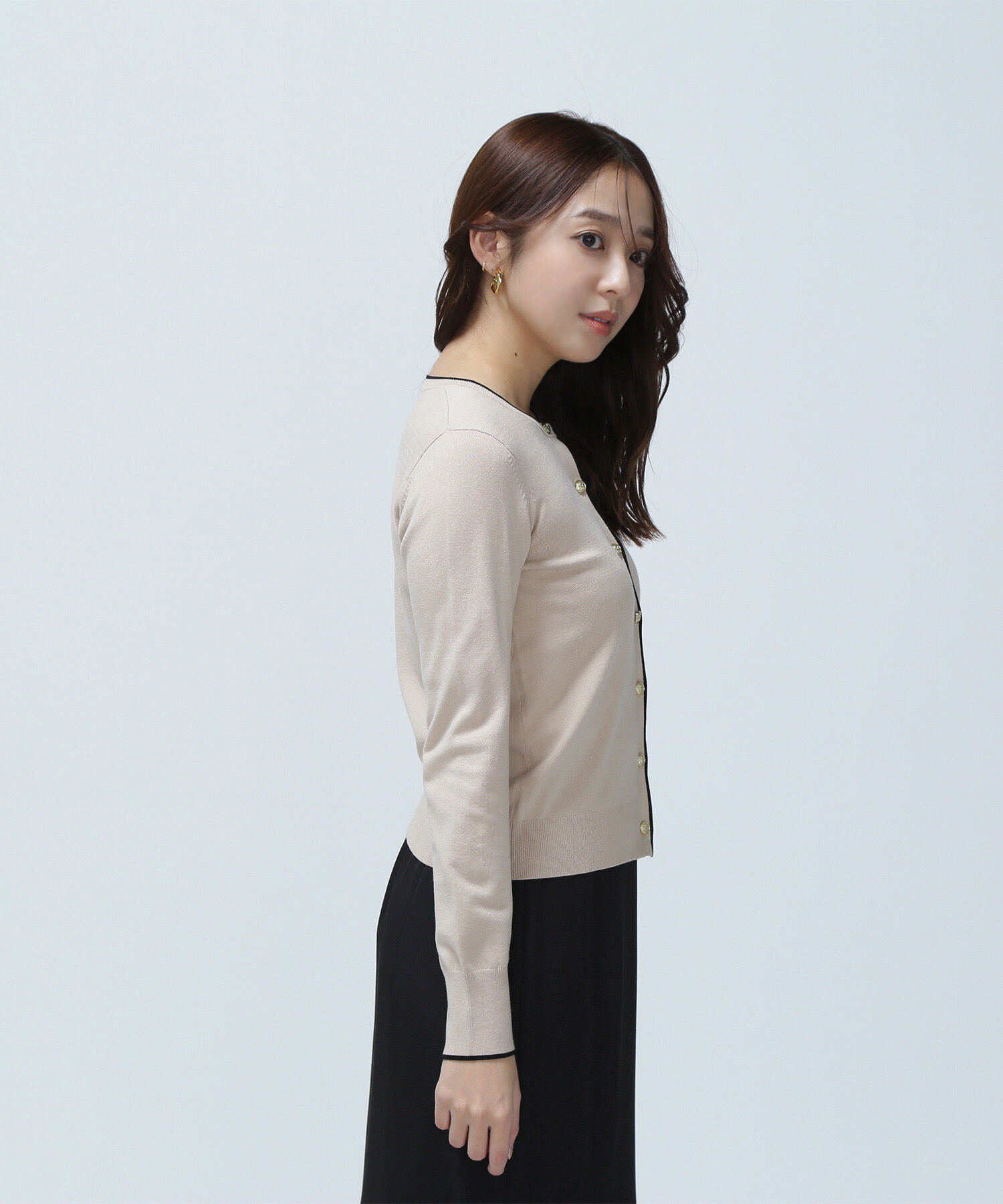  「バイカラーアンサンブル」|ニット・セーター|