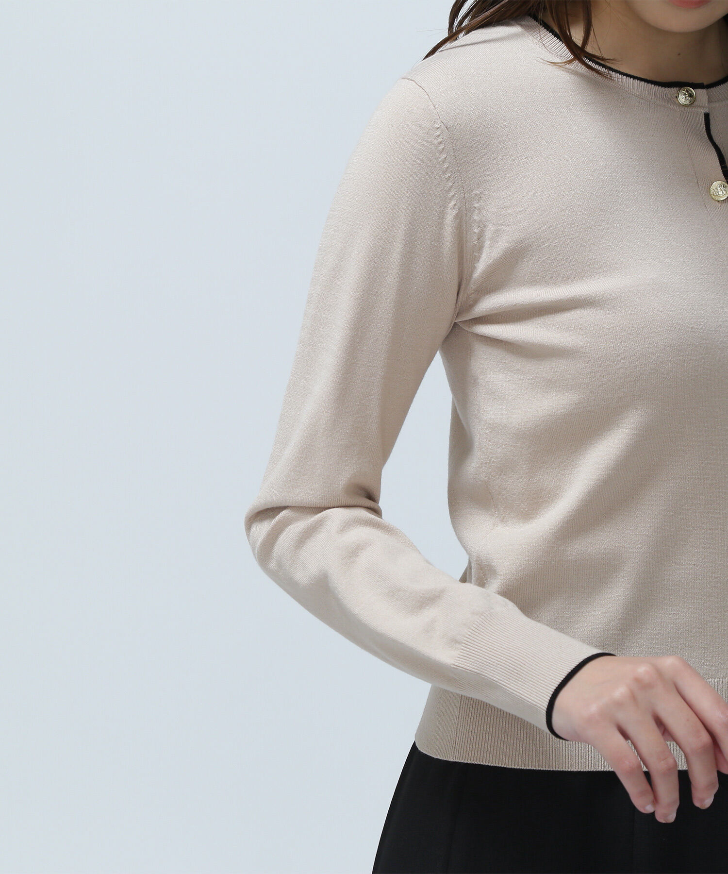  「バイカラーアンサンブル」|ニット・セーター|