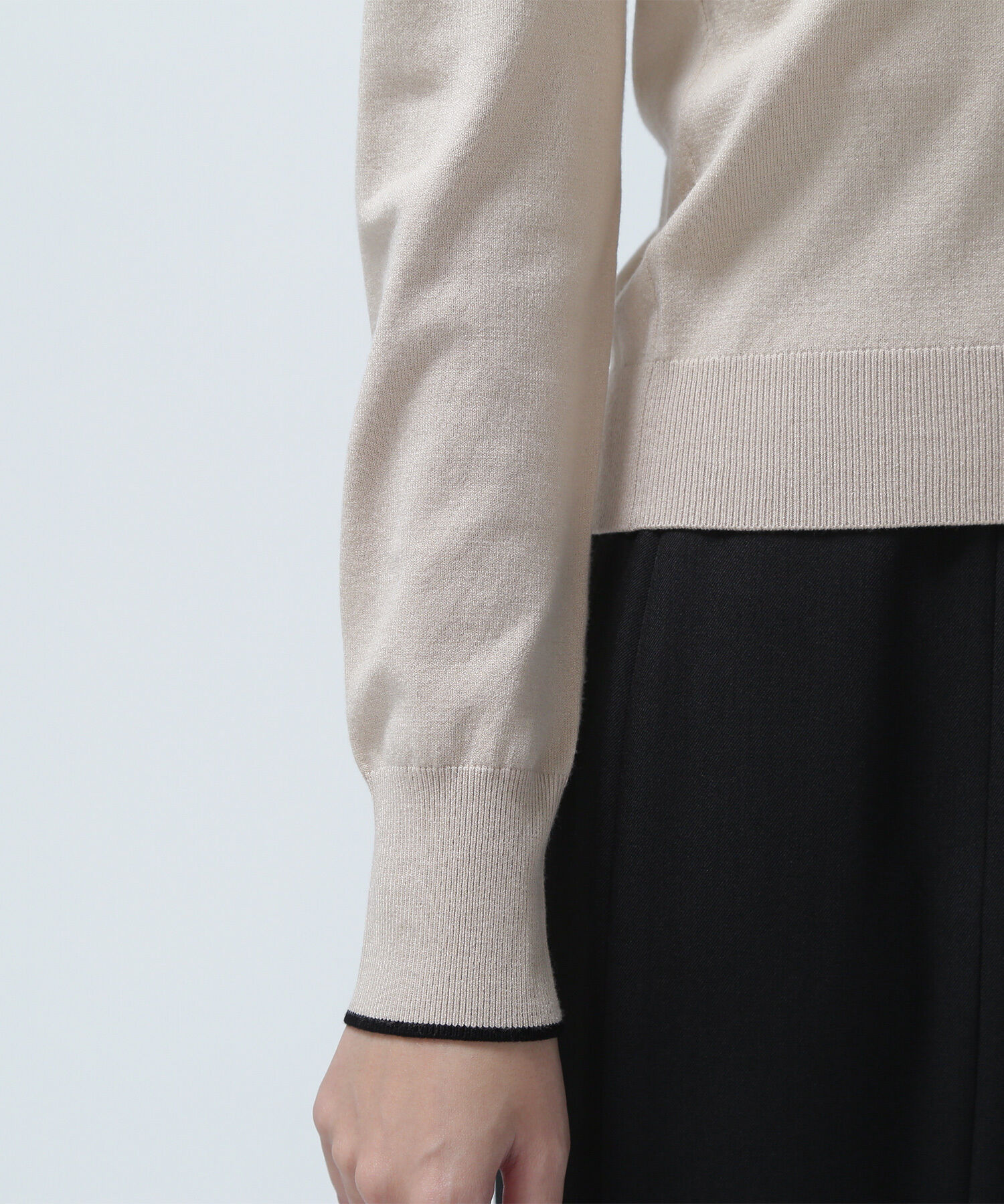  「バイカラーアンサンブル」|ニット・セーター|