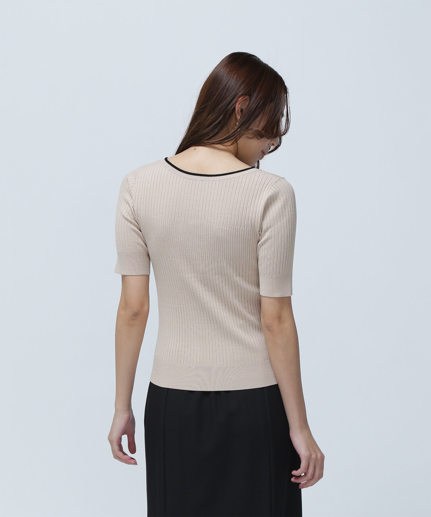  「バイカラーアンサンブル」|ニット・セーター|