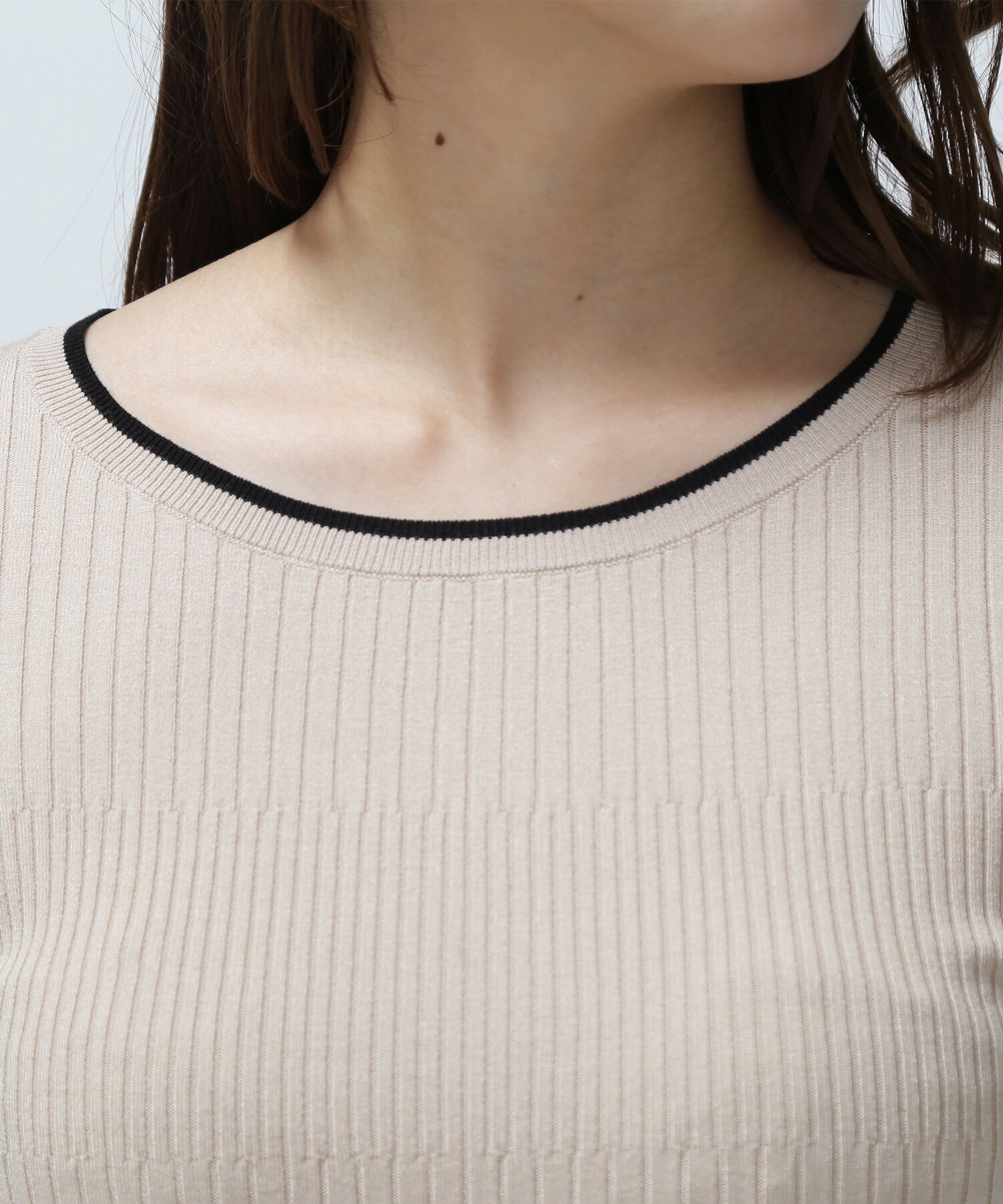  「バイカラーアンサンブル」|ニット・セーター|