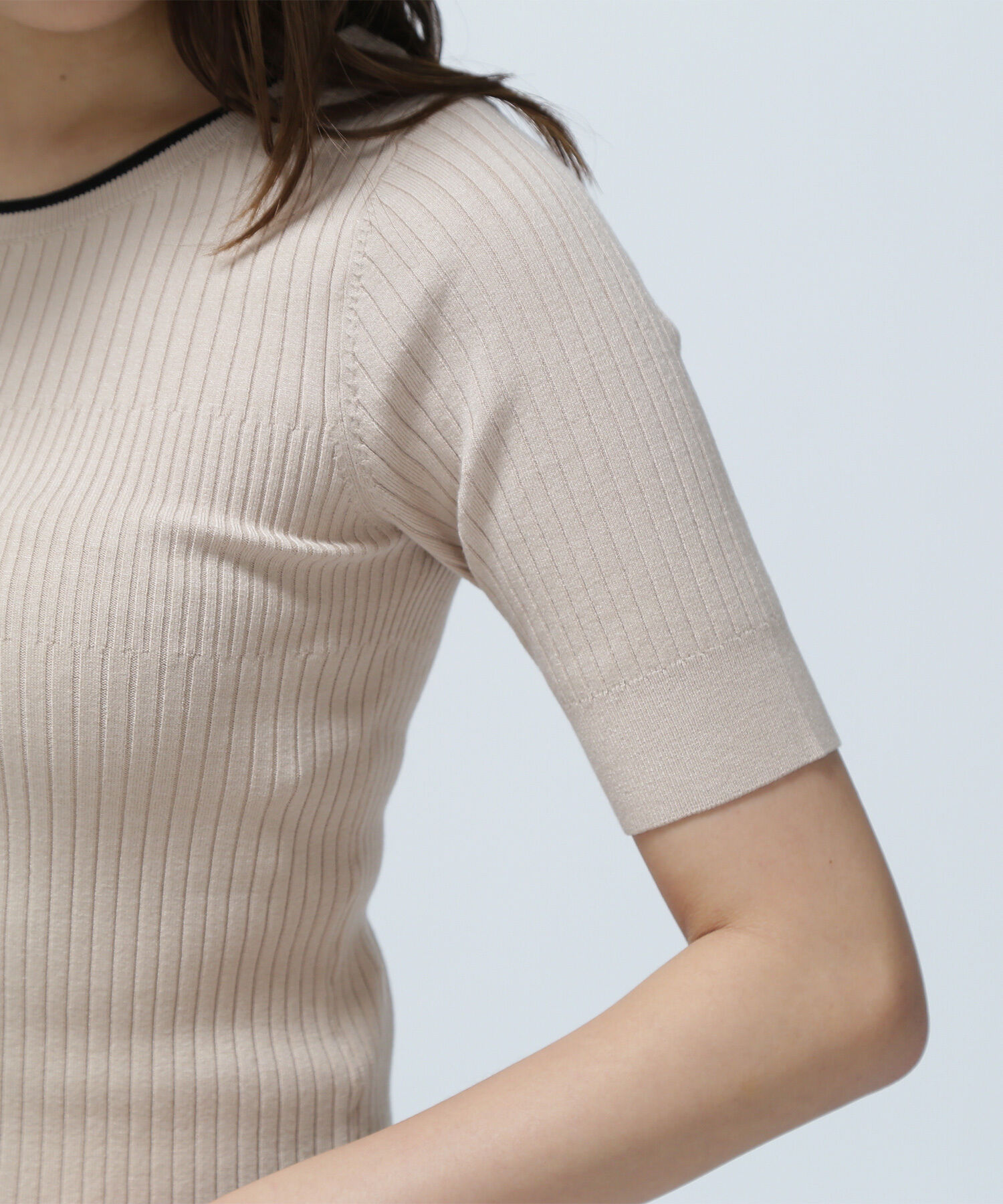  「バイカラーアンサンブル」|ニット・セーター|