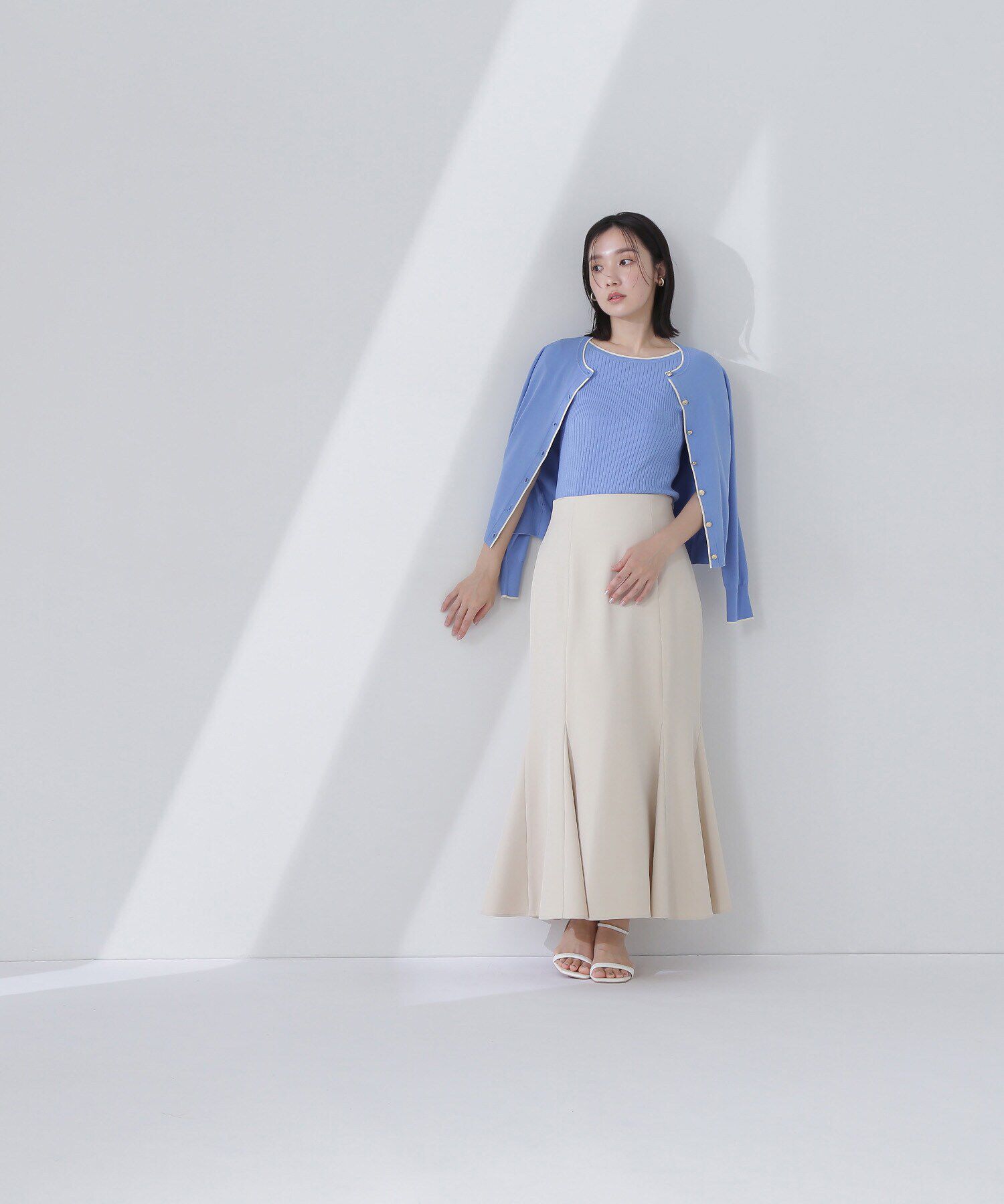  「バイカラーアンサンブル」|ニット・セーター|