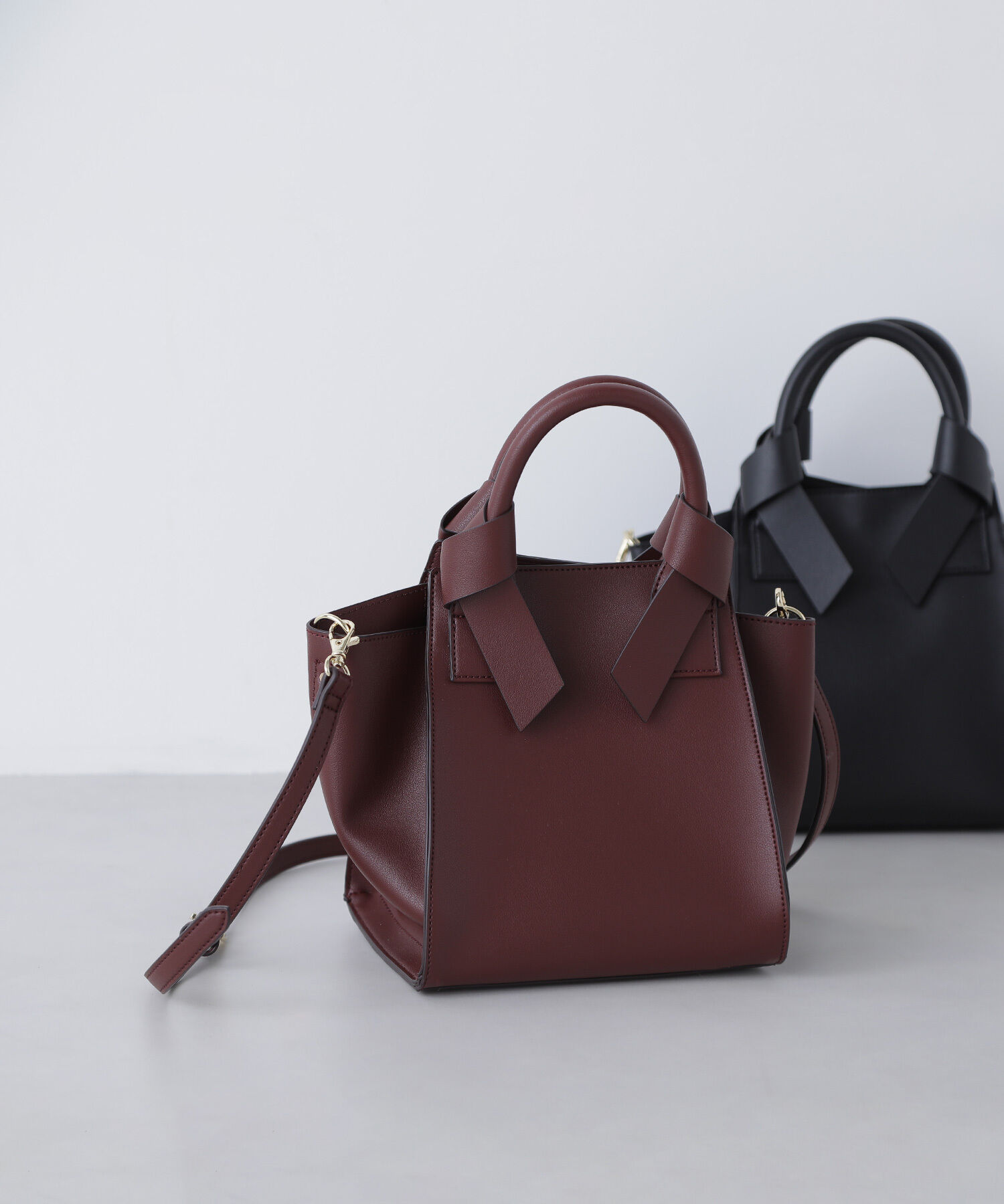  「リボンハンドルトートバッグ」|トートバッグ|ガーネットレ
