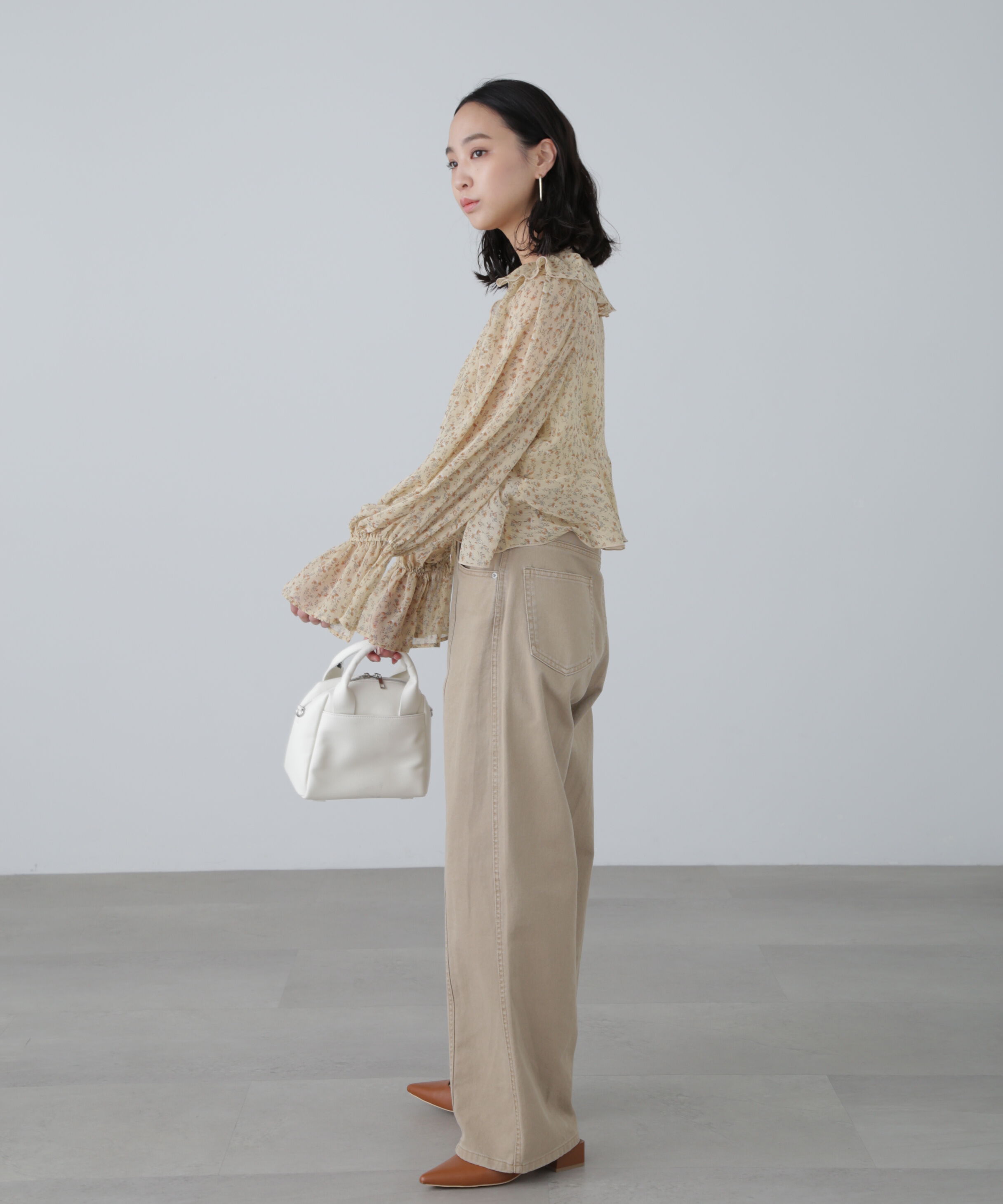  「ワイドストレートカラーパンツ」|その他|