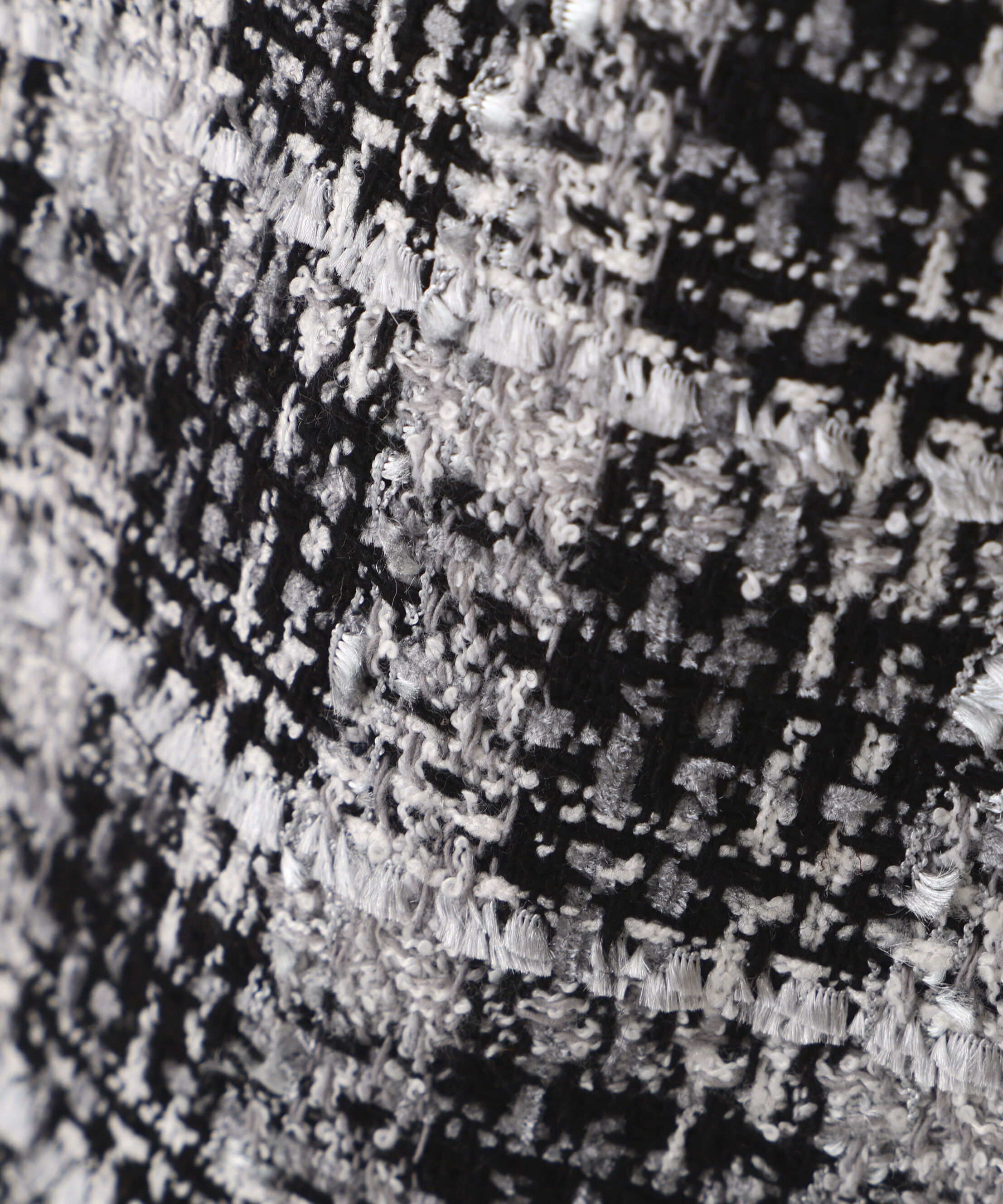  「ツィードチェックビジュー釦ミニスカート」|スカート|