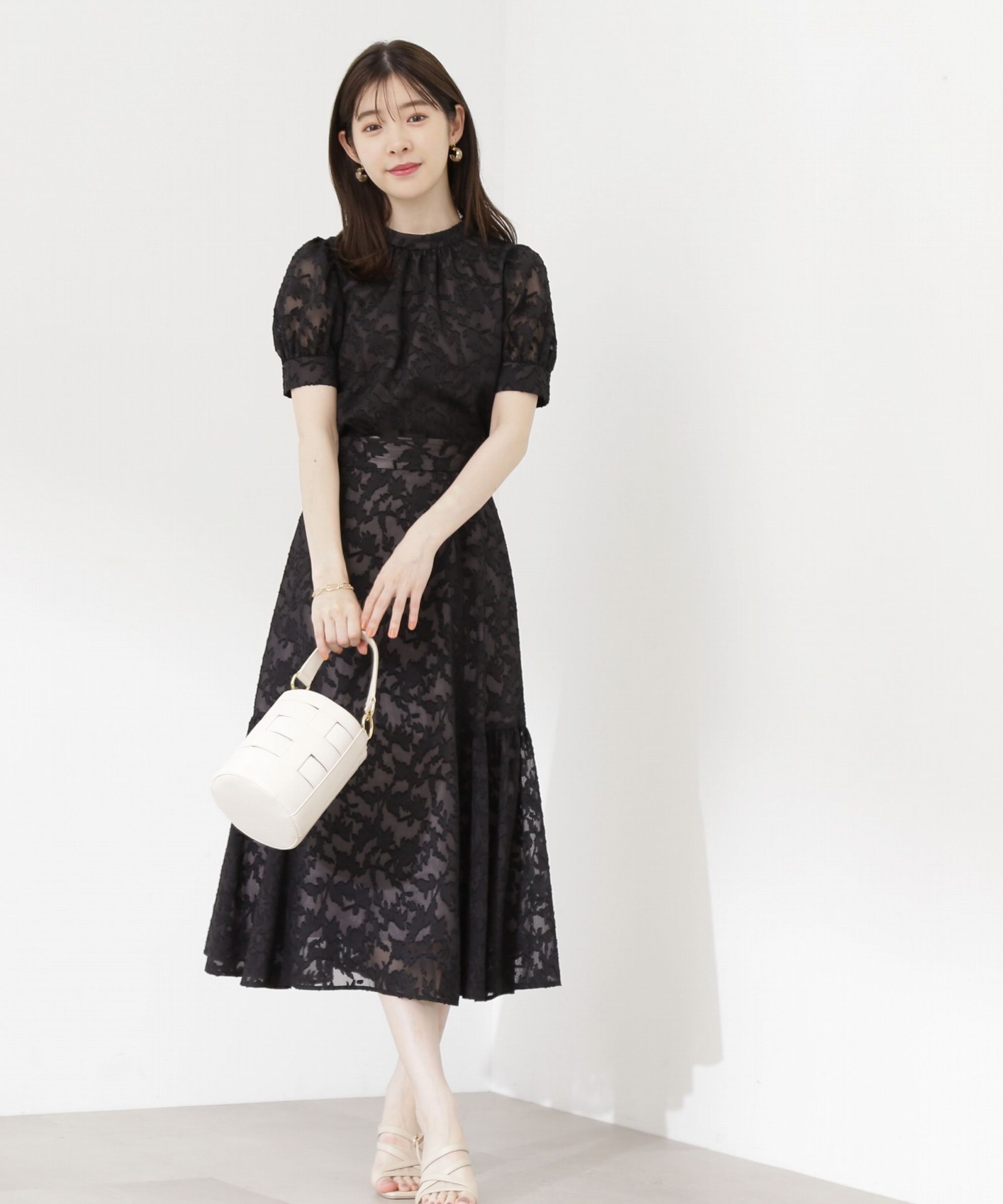 PROPORTION BODY DRESSING「フラワージャガードブラウス」|シャツ・ブラウス|