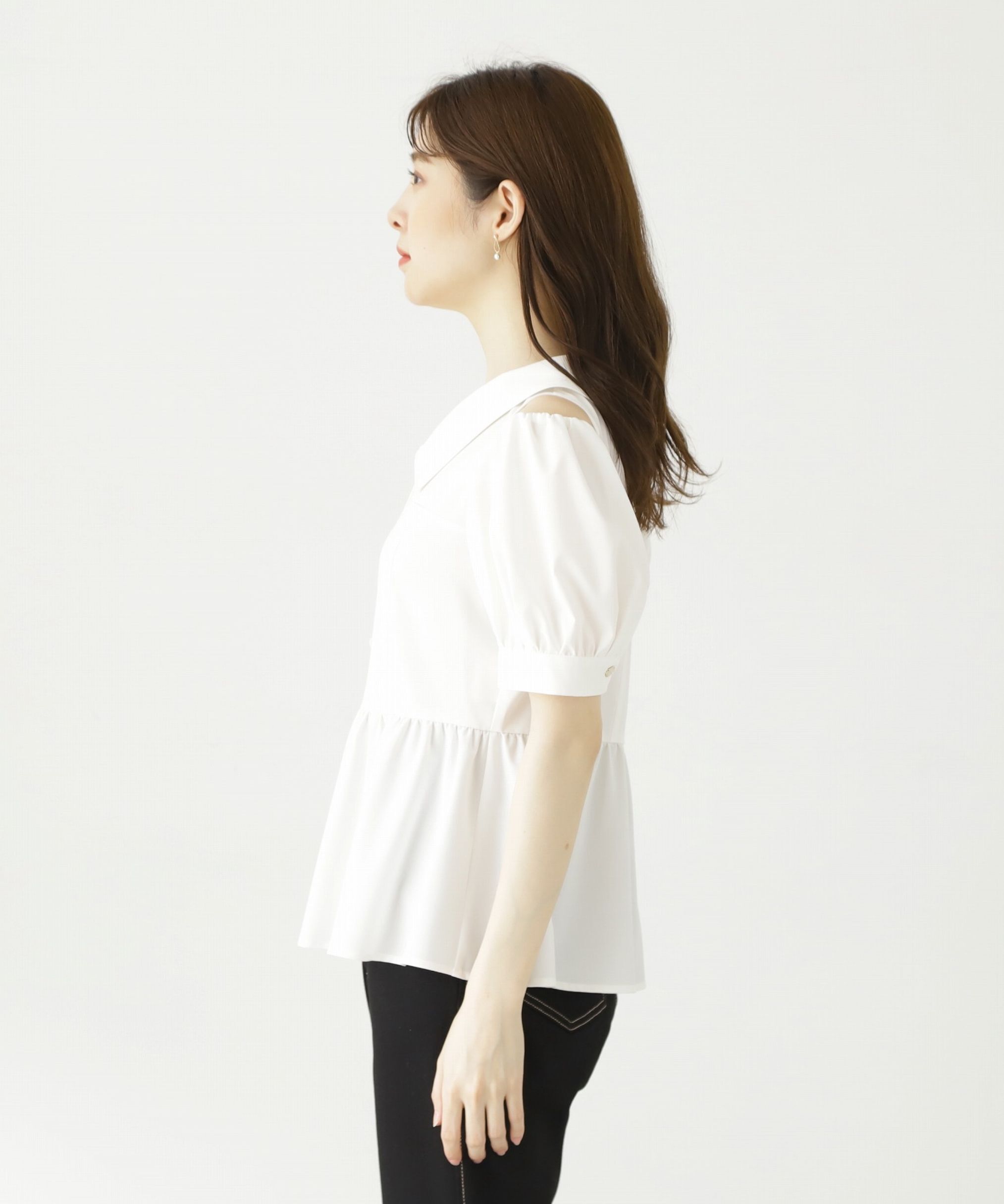 PROPORTION BODY DRESSING「ペプラムシャツブラウス」|シャツ・ブラウス|