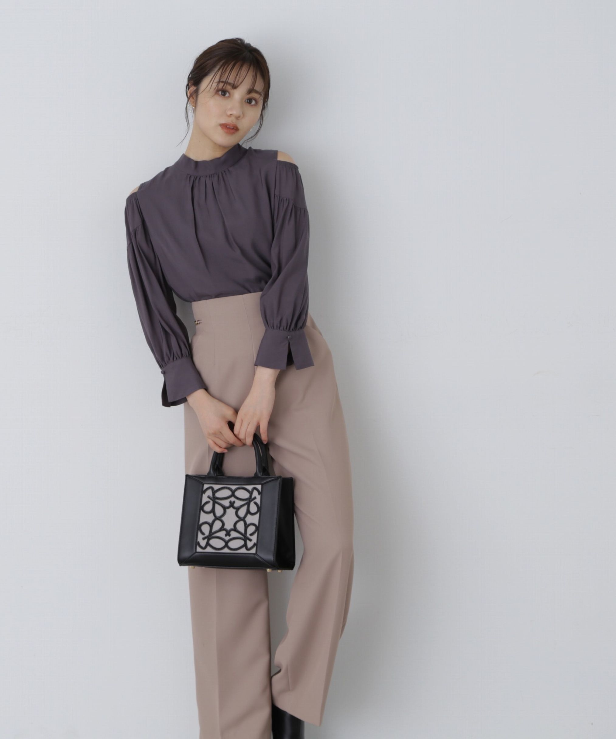 PROPORTION BODY DRESSING「前後2Wayリボンオープンショルダーブラウス」|シャツ・ブラウス|