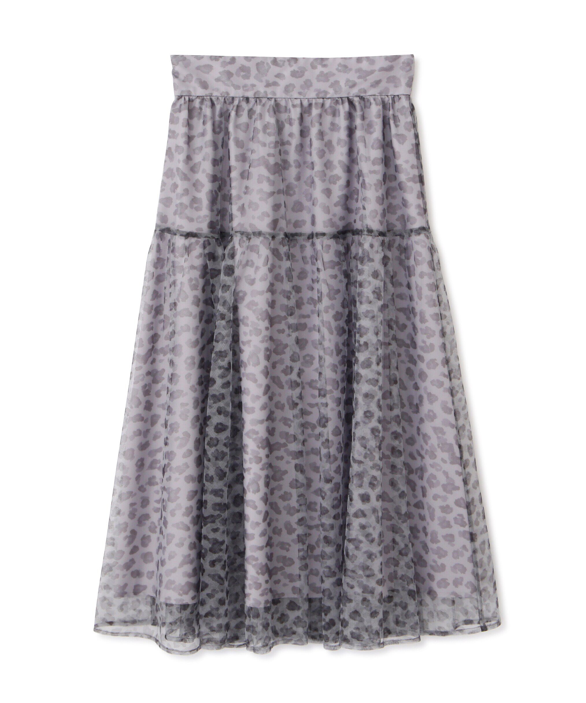 PROPORTION BODY DRESSING「チュールレオパードスカート」|スカート|