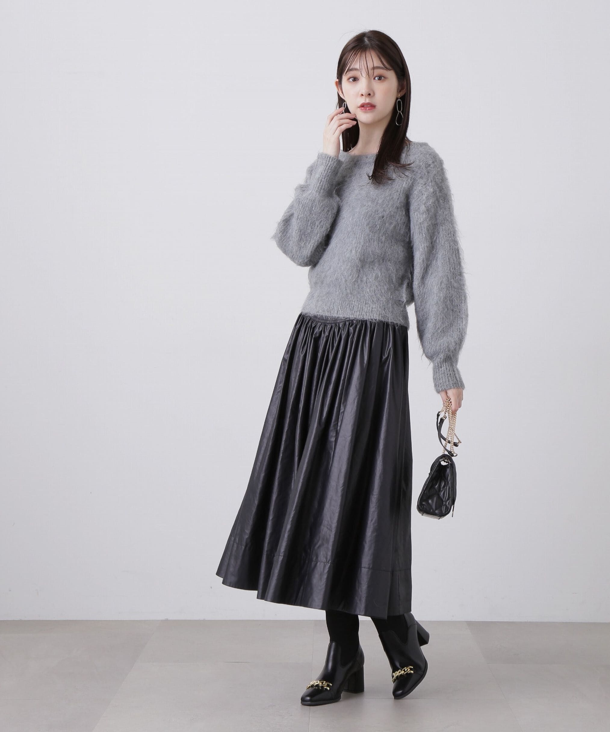 PROPORTION BODY DRESSING「コルセットデザインタフタスカート」|スカート|