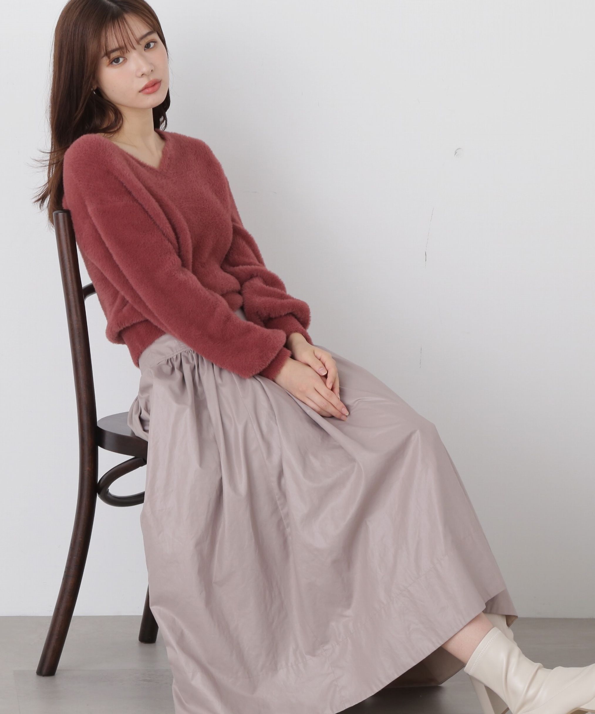 PROPORTION BODY DRESSING「コルセットデザインタフタスカート」|スカート|