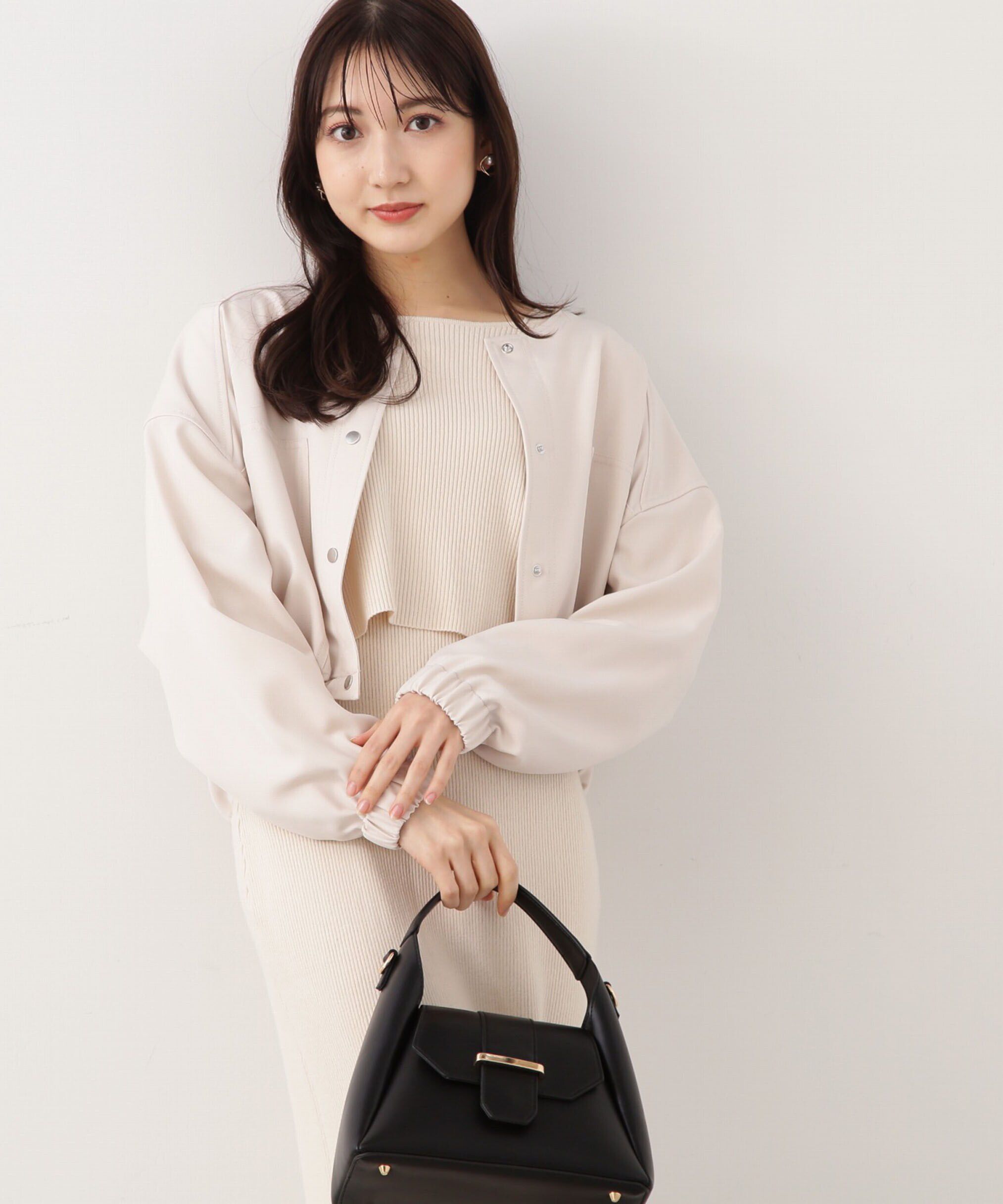 PROPORTION BODY DRESSING「ダブルクロスブルゾン」|ブルゾン・スタジャン|