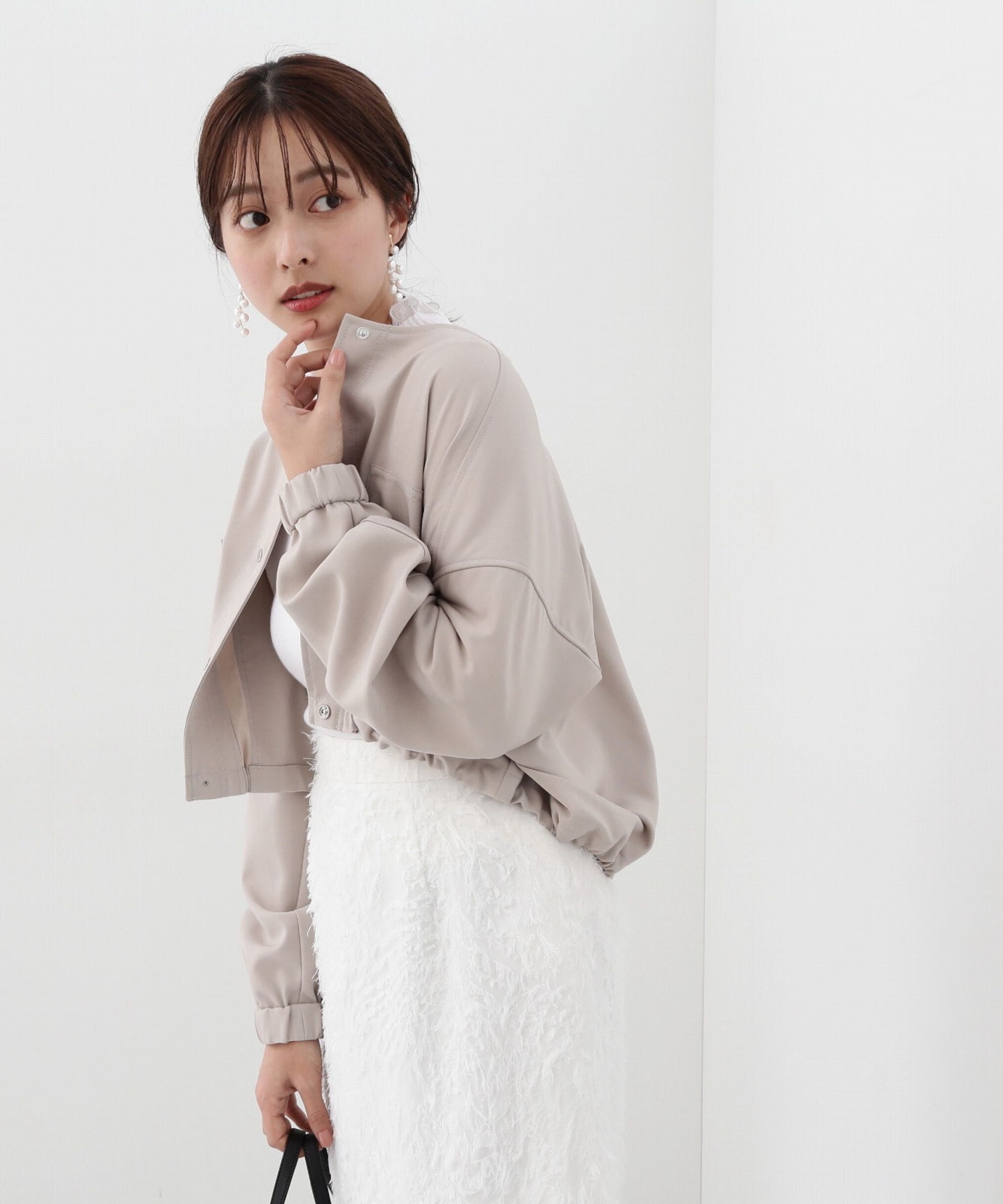 PROPORTION BODY DRESSING「ダブルクロスブルゾン」|ブルゾン・スタジャン|