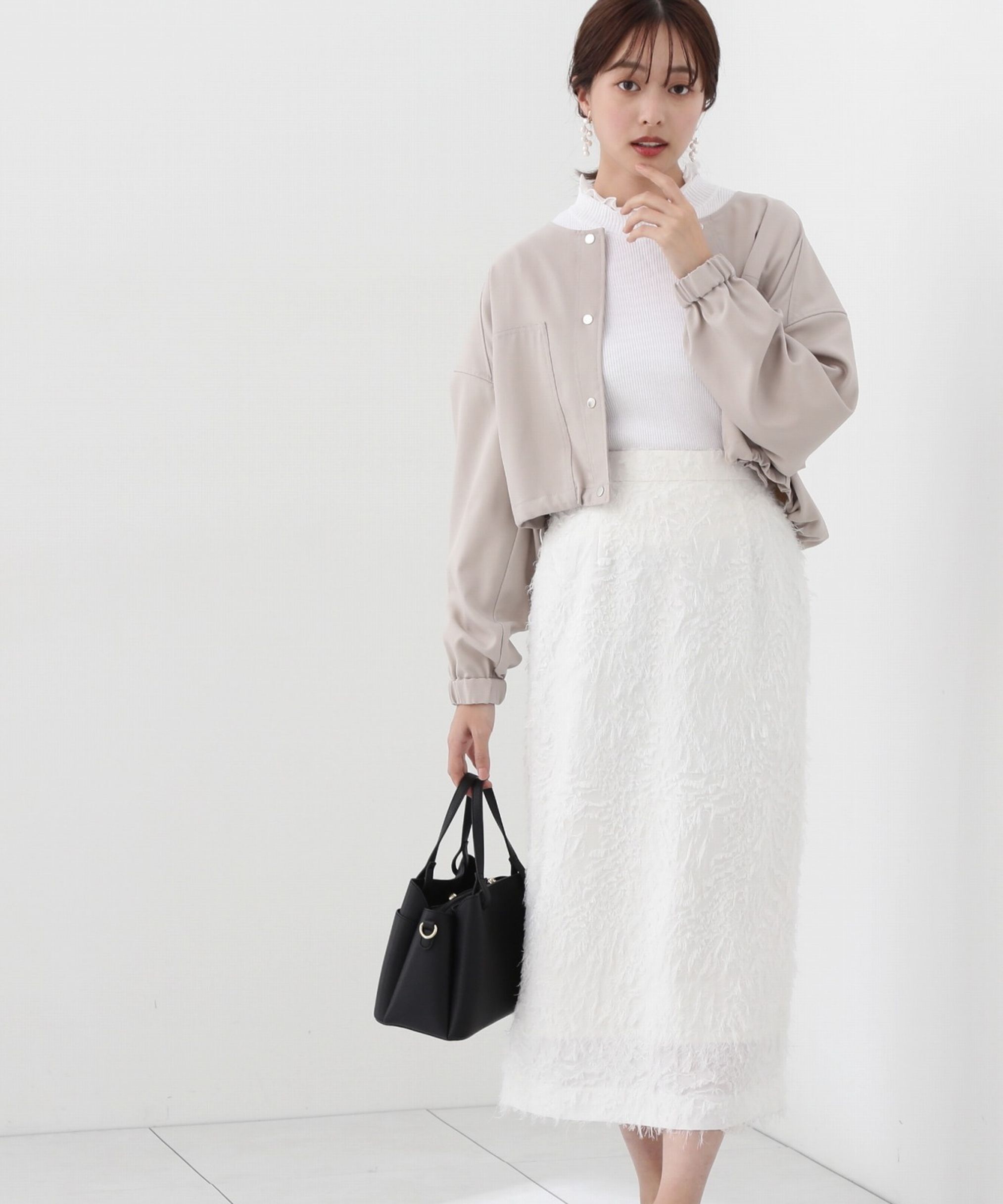 PROPORTION BODY DRESSING「ダブルクロスブルゾン」|ブルゾン・スタジャン|