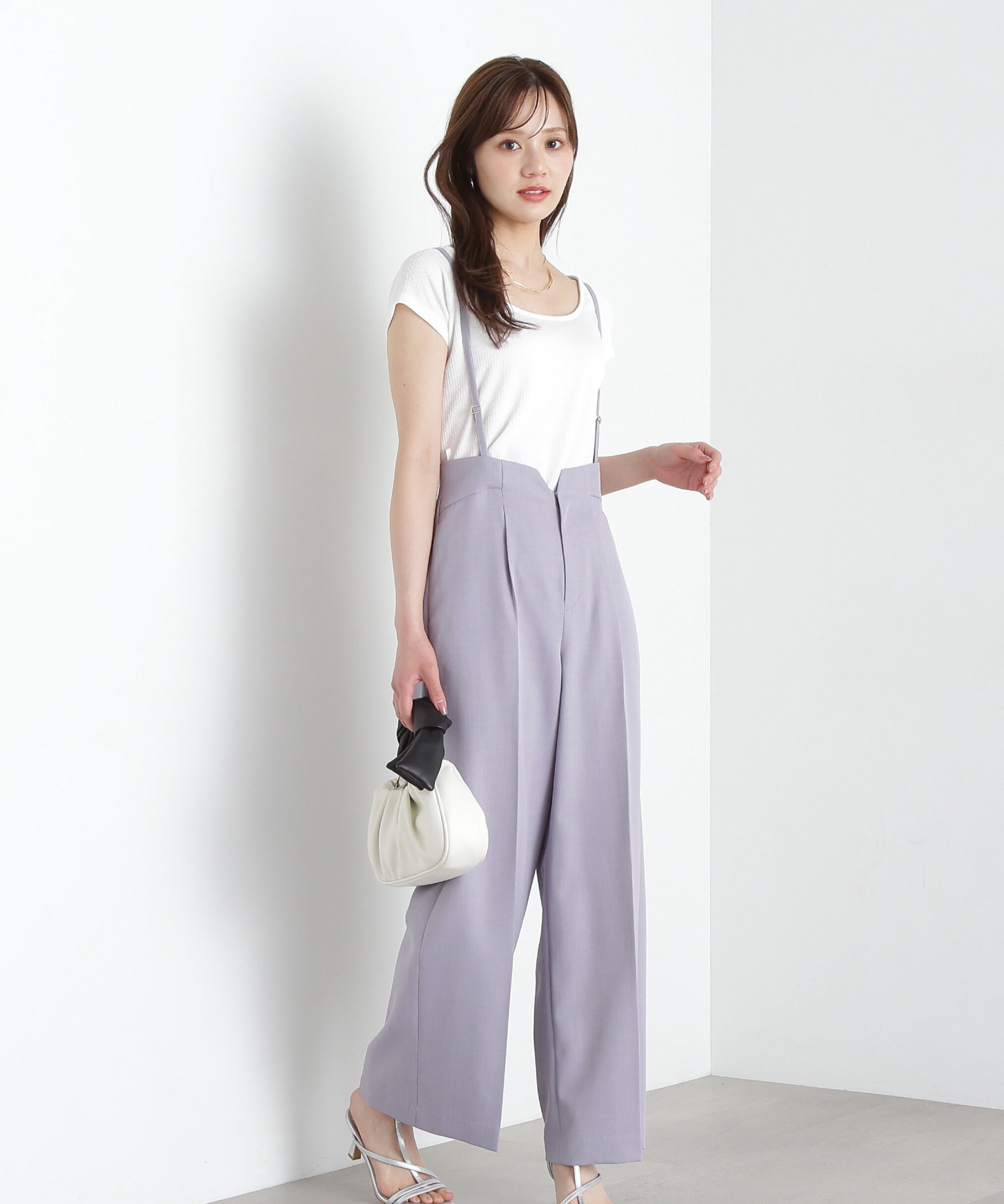 PROPORTION BODY DRESSING「前後2wayデコルテカットソー」|Tシャツ・カットソー|