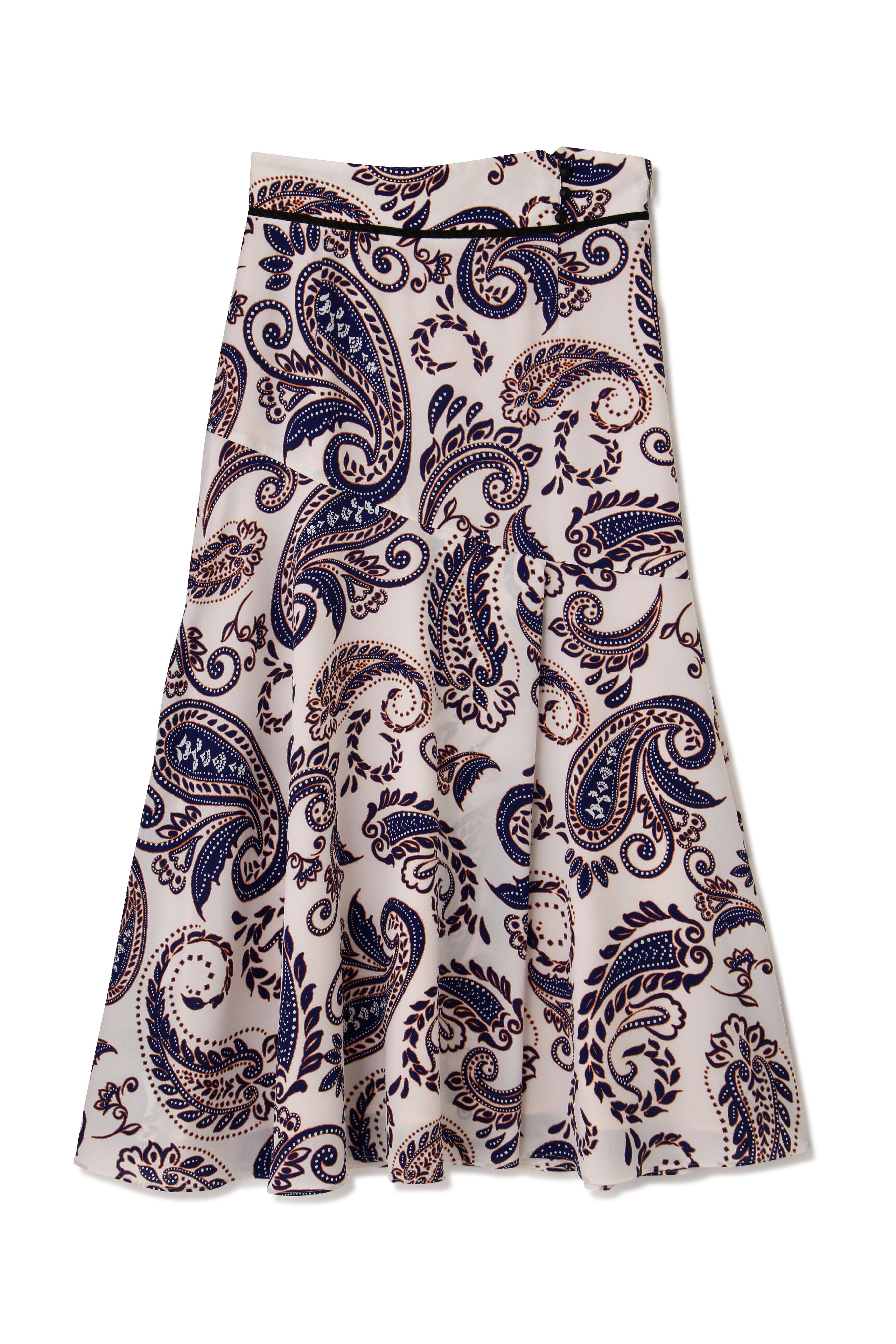  「ペイズリープリントスカート」|スカート|