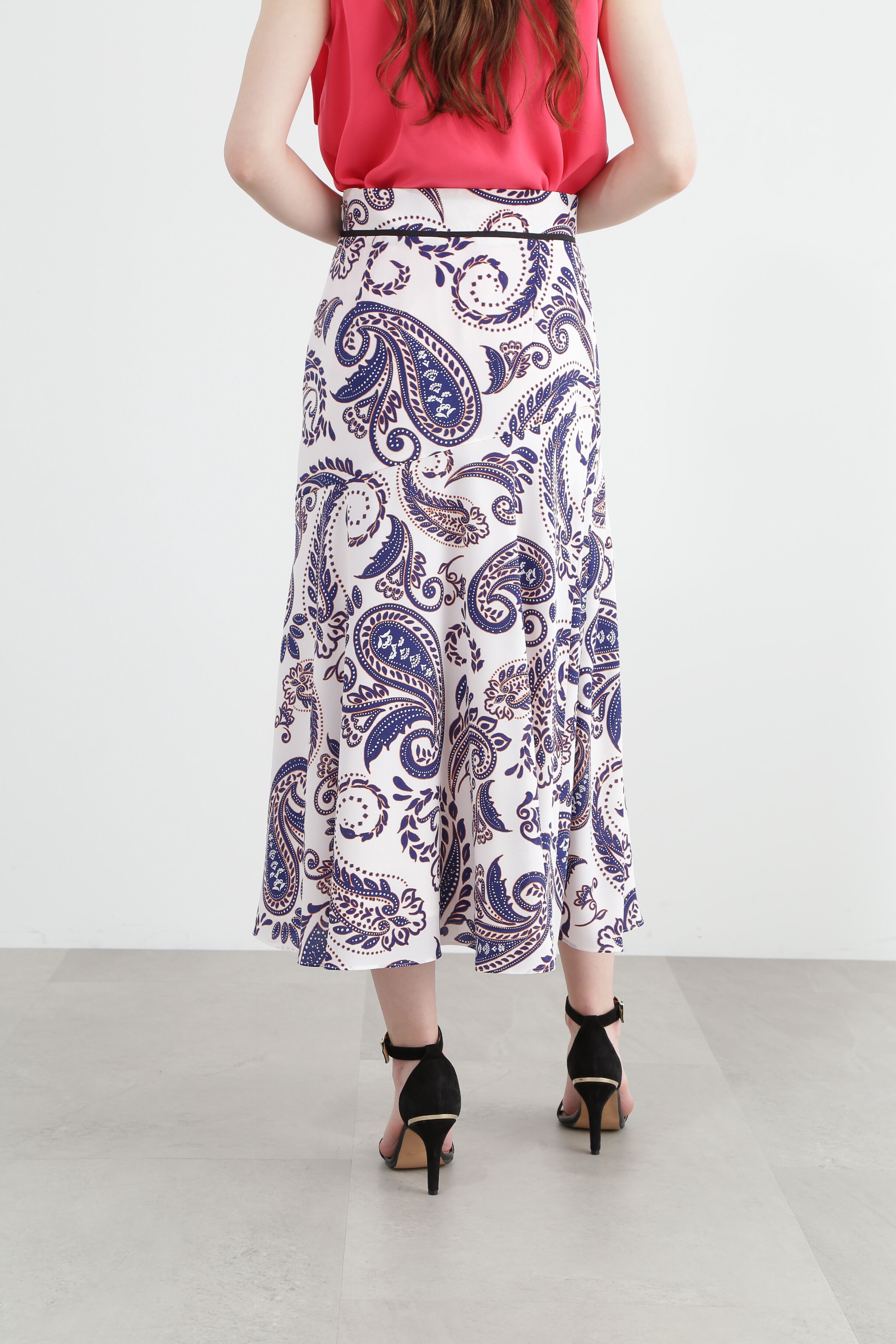  「ペイズリープリントスカート」|スカート|