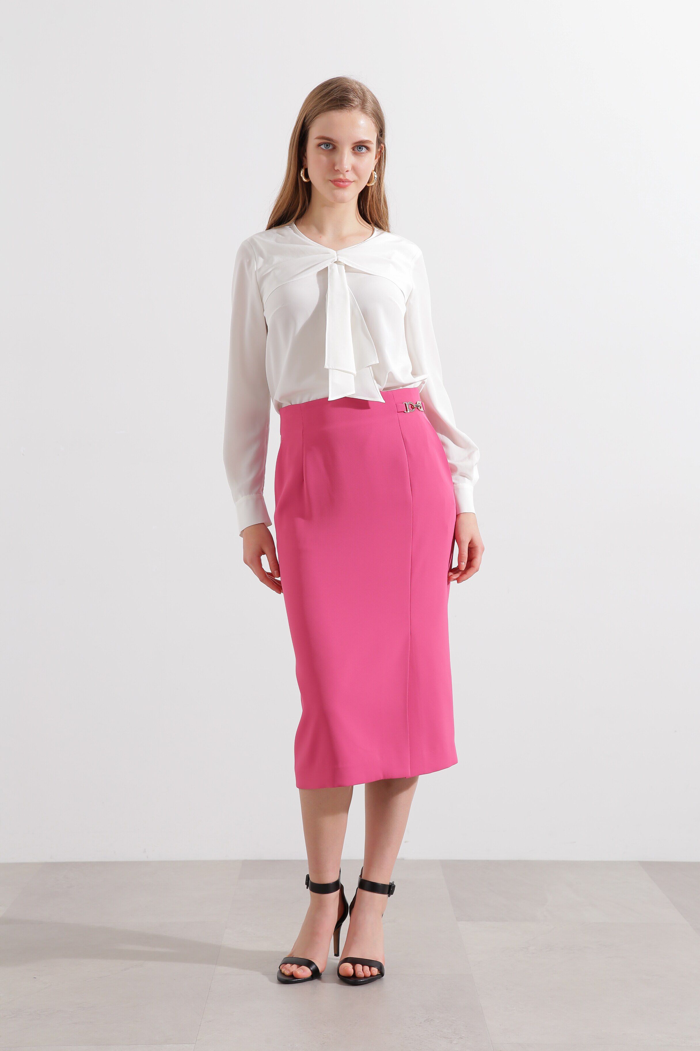  「◆ギャザーボウタイブラウス」|シャツ・ブラウス|