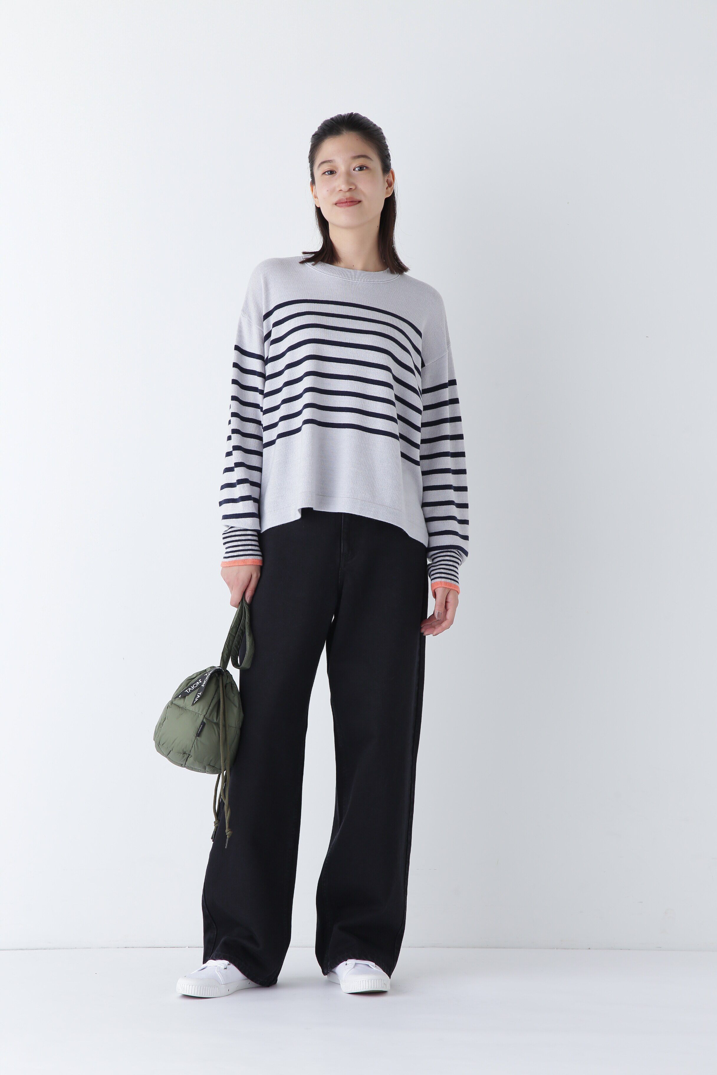  「◆１１ｏｚブラックデニムセミワイドパンツ」|その他|