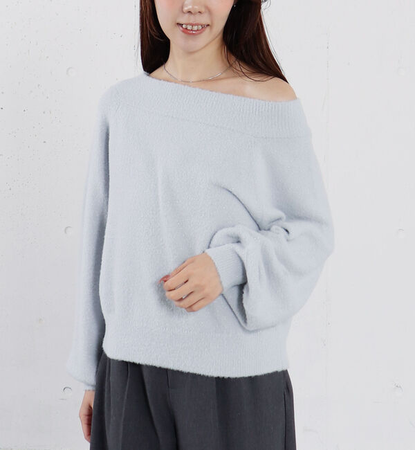 archives「ラメマシュマロオフショルニットプルオーバー」|ニット・セーター|