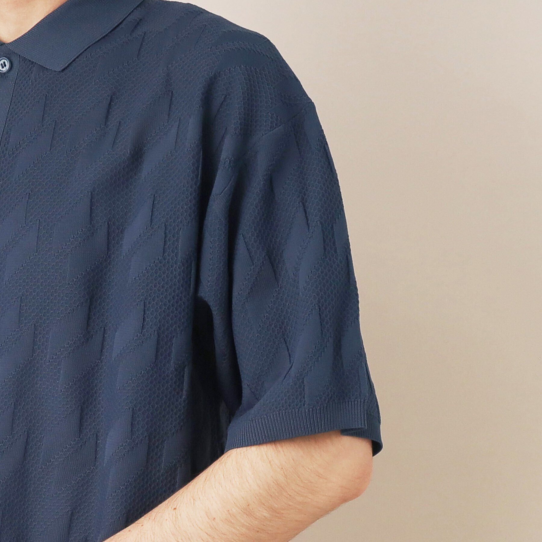 Dessin「柄編みニットシャツ」|シャツ・ブラウス|