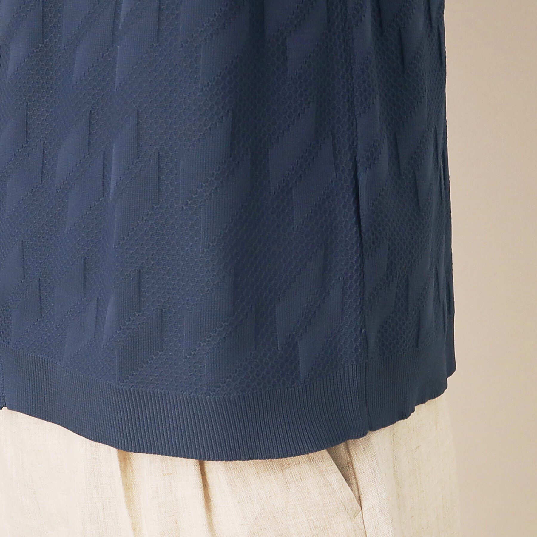 Dessin「柄編みニットシャツ」|シャツ・ブラウス|