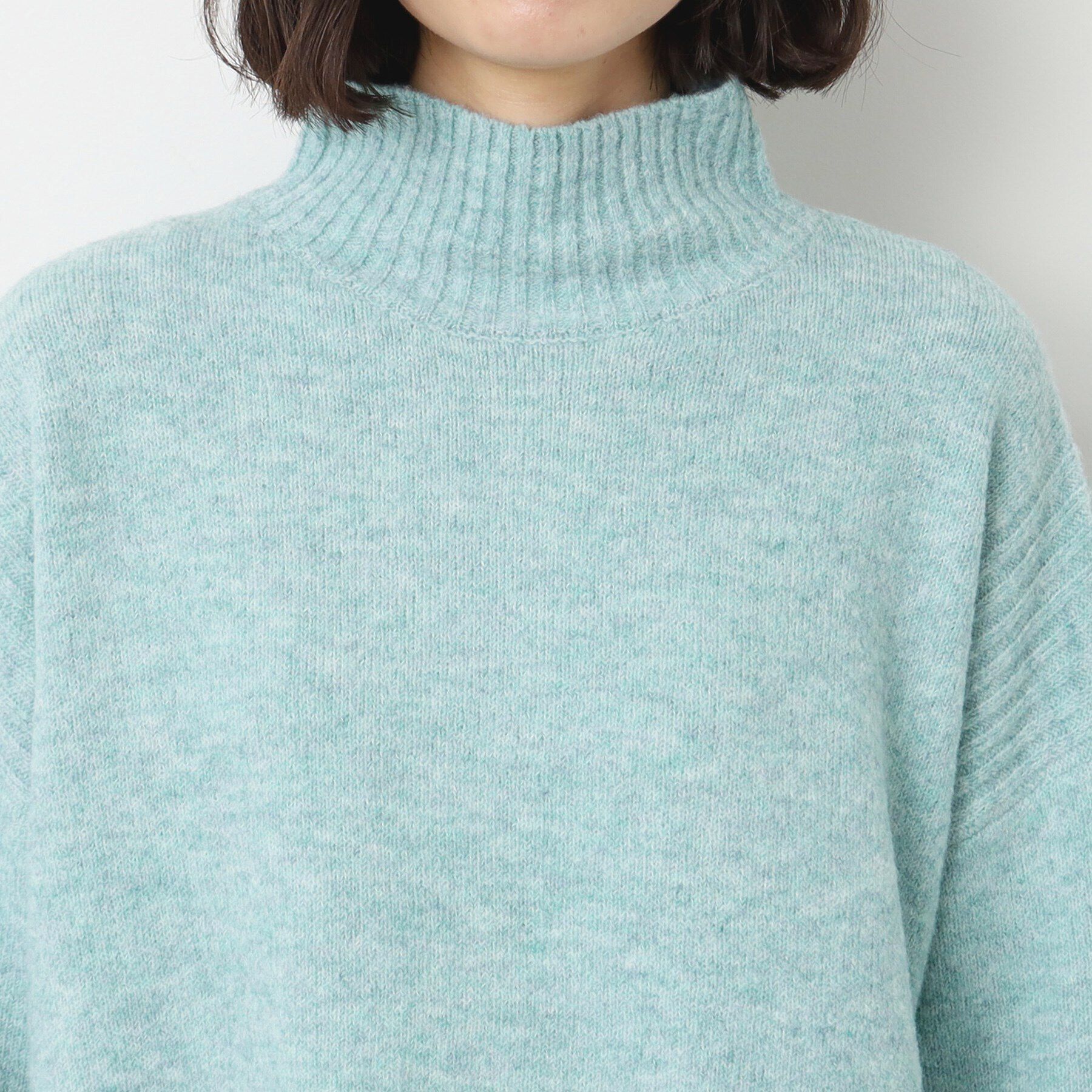 Dessin「【洗える】フェアリーハイネックニット（XS～L）」|ニット・セーター|