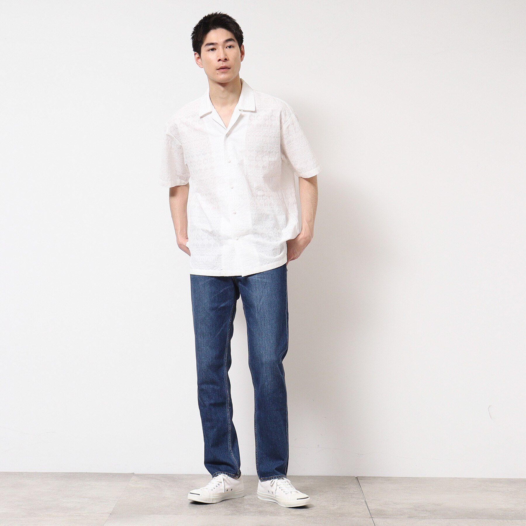 Dessin「【インド刺繍・セットアップ可能・洗える】刺繍柄シャツ」|シャツ・ブラウス|