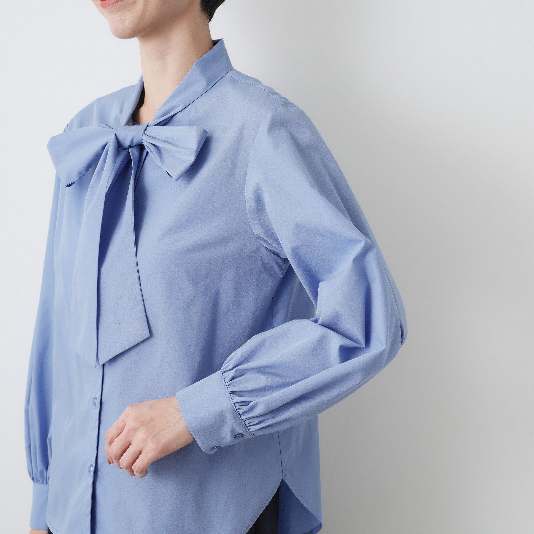 Dessin「【入卒／セレモニー／洗える】ボウタイリボンブラウス」|シャツ・ブラウス|