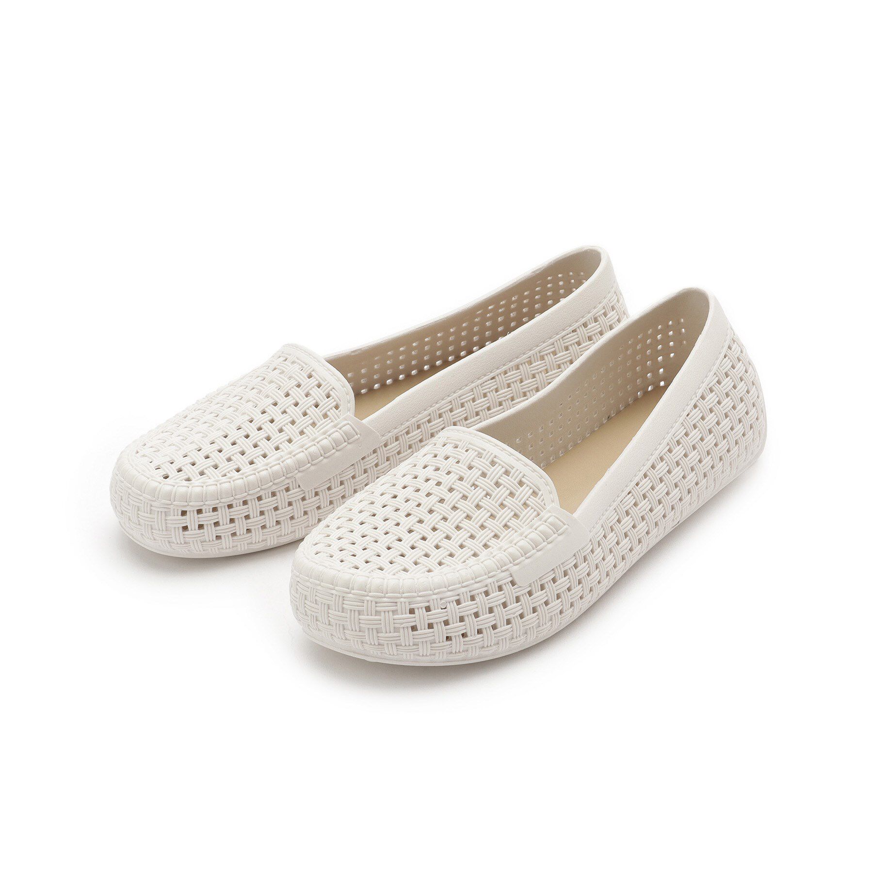 ITS&rsquo;DEMO「メッシュモカシン（ラバーシューズ）」|その他|ホワイト(001)