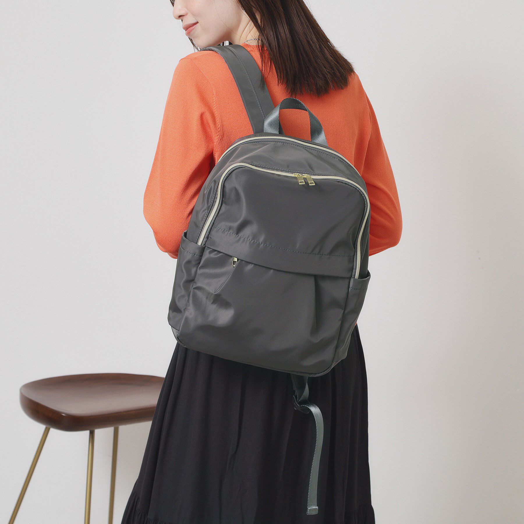 ITS&rsquo;DEMO「【A4対応／9ポケット】両面撥水リュック」|リュック|