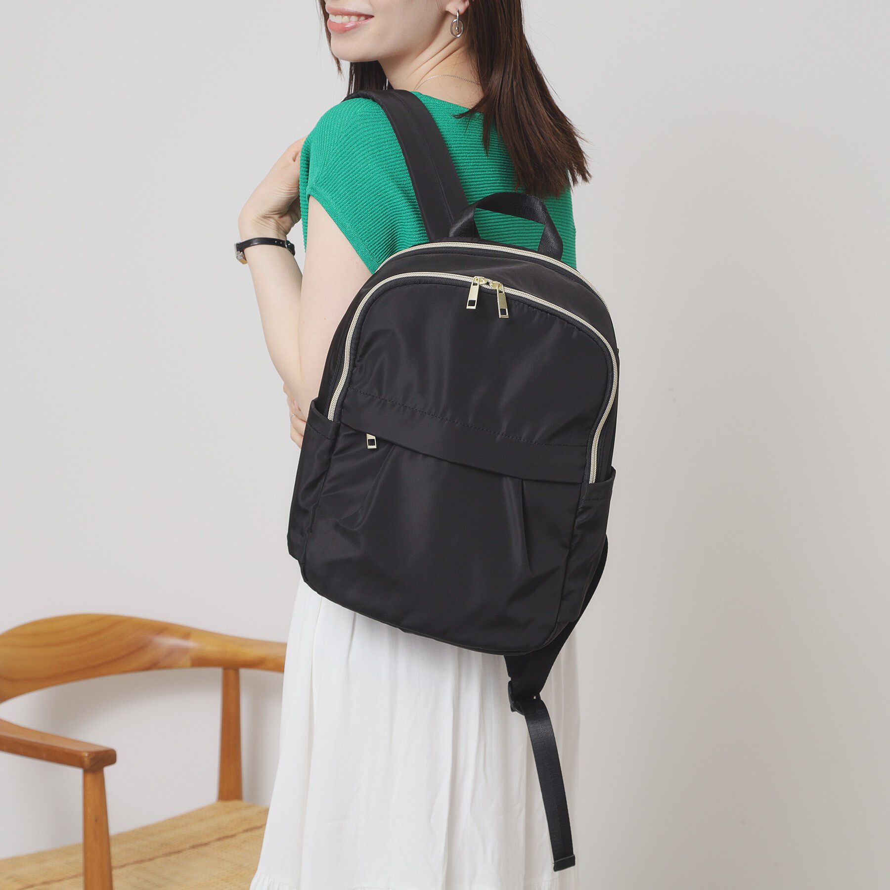 ITS&rsquo;DEMO「【A4対応／9ポケット】両面撥水リュック」|リュック|