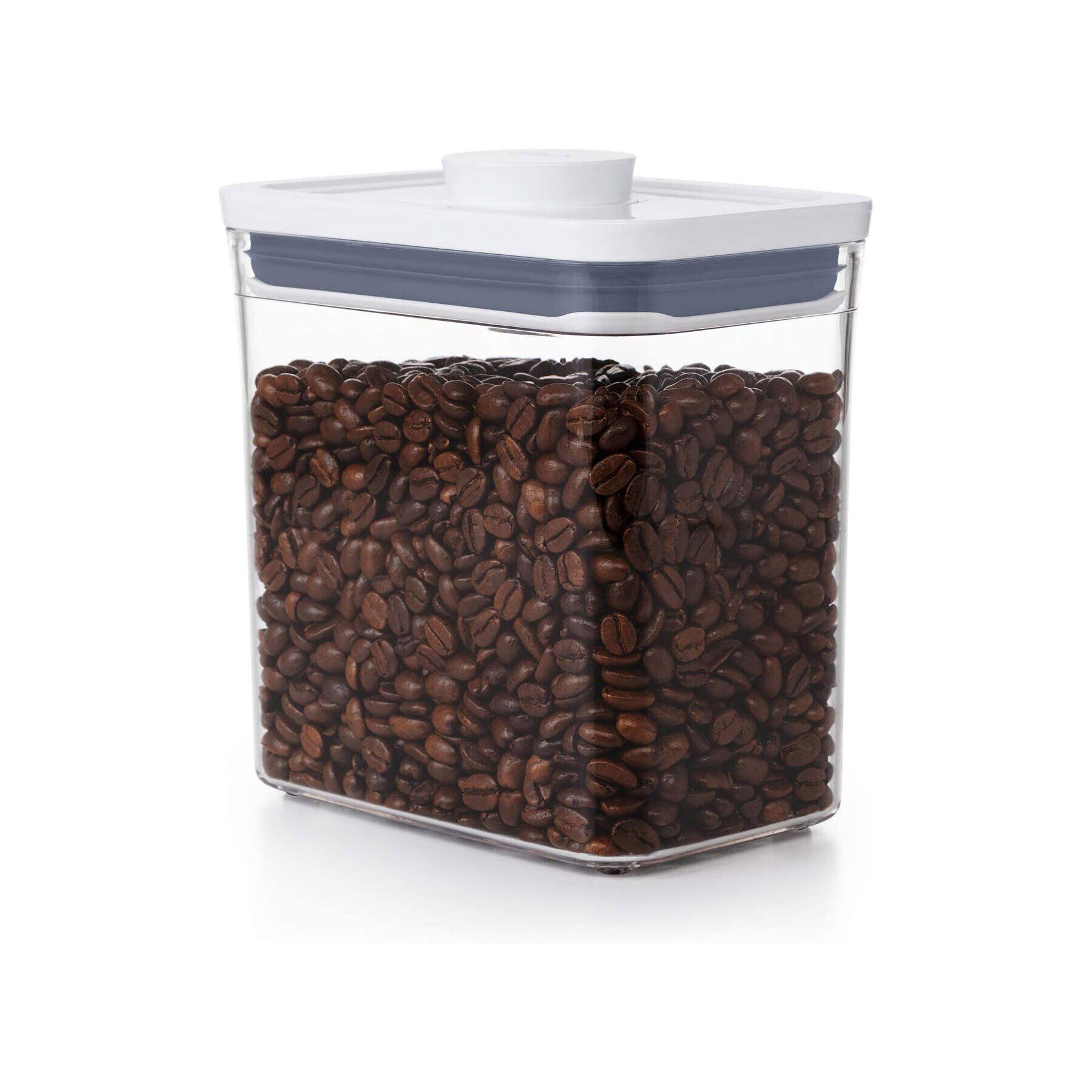 212 KITCHEN STORE「ポップコンテナ レクタングル ショート ＜OXO オクソー＞」|食器・キッチングッズ|ホワイト(879)