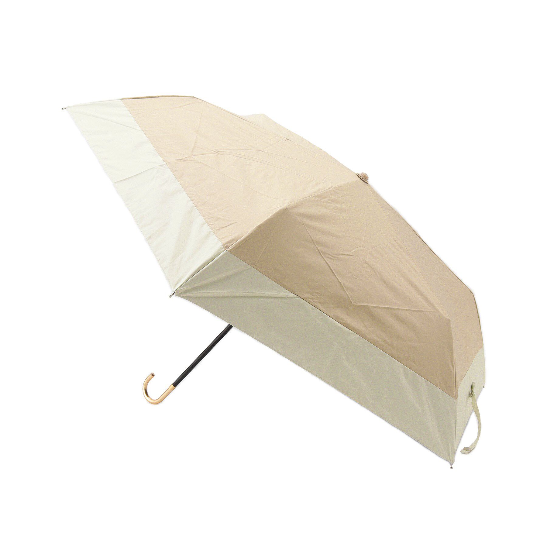 Ober Tashe「【紫外線遮蔽率90％以上/晴雨兼用/日傘/折りたたみ傘/UVカット/熱中症対策】バイカラー」|傘|ﾍﾞｰｼﾞｭ(052)