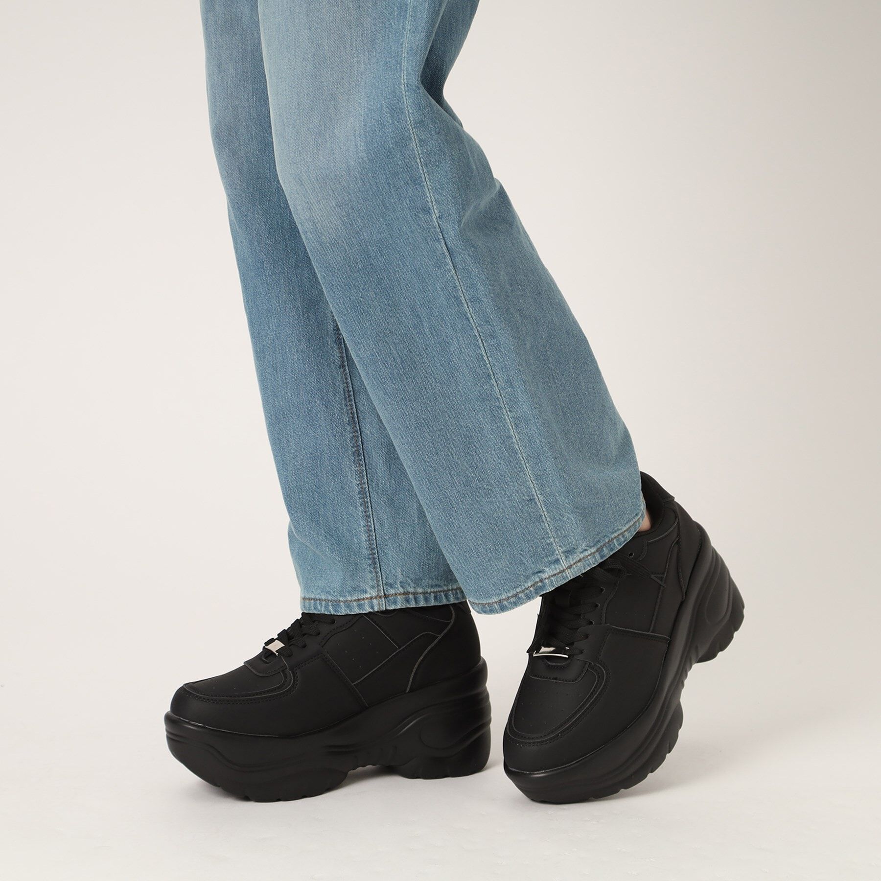 csT&P「厚底ソールレースアップ スニーカー」|スニーカー|