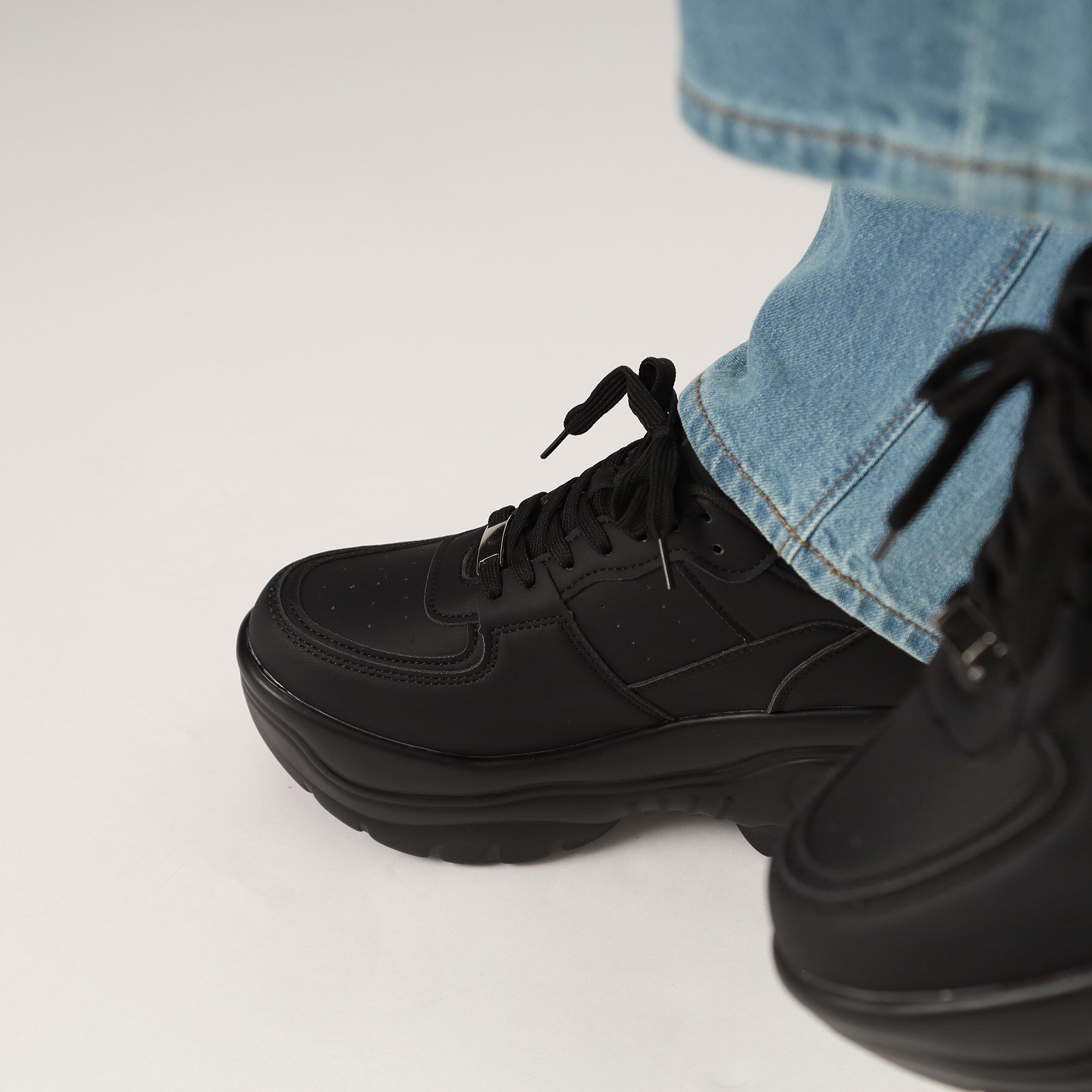 csT&P「厚底ソールレースアップ スニーカー」|スニーカー|