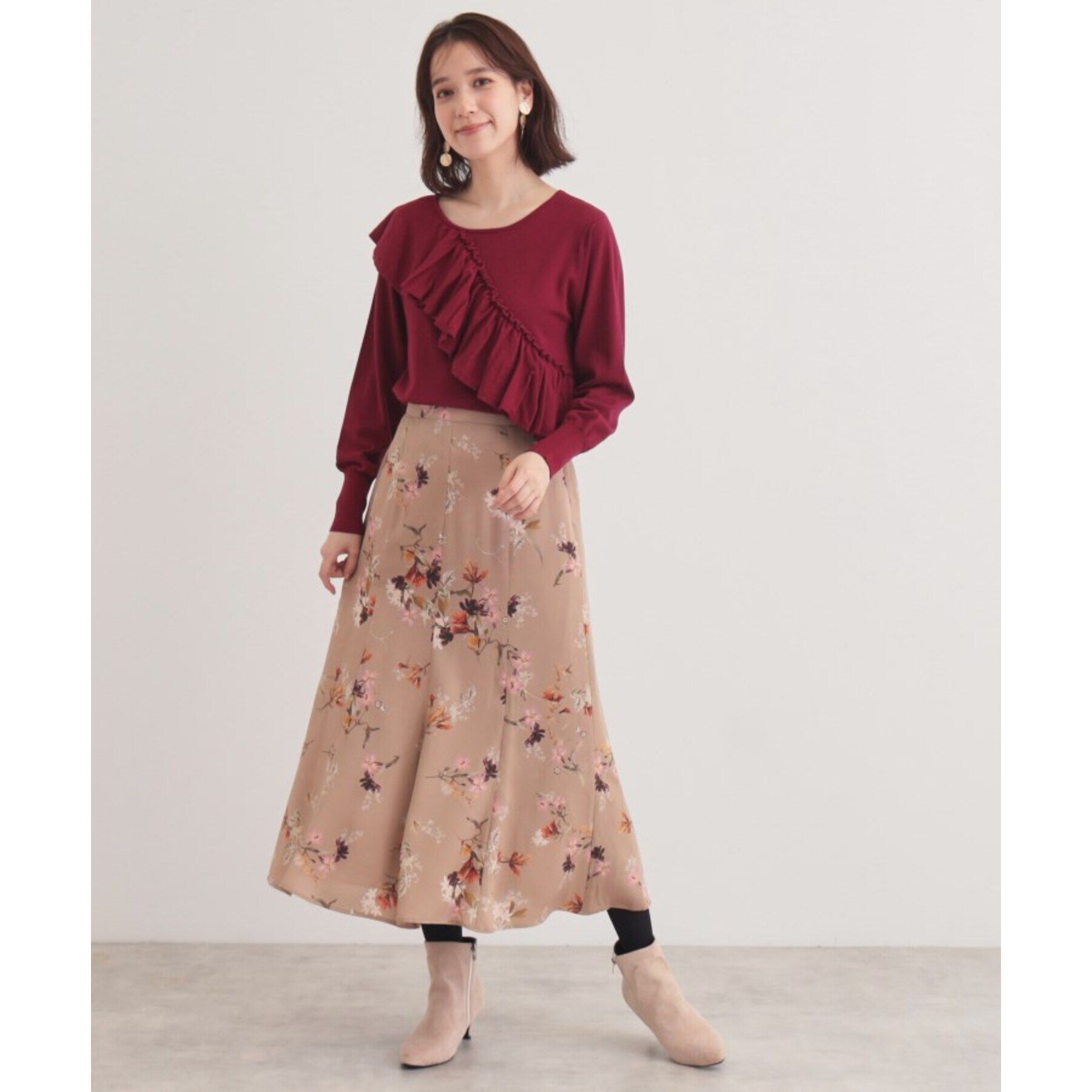 SunaUna「【&yours project／美シルエット】マーメイドスカート」|スカート|