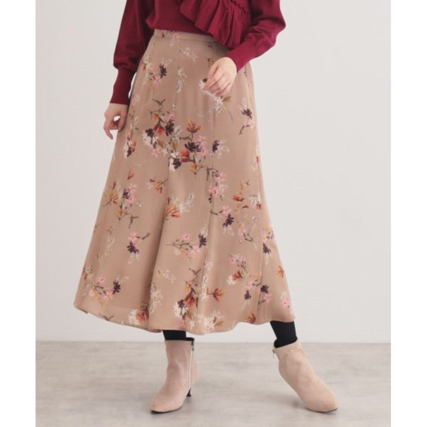 SunaUna「【&yours project／美シルエット】マーメイドスカート」|スカート|ﾍﾞｰｼﾞｭ(152)