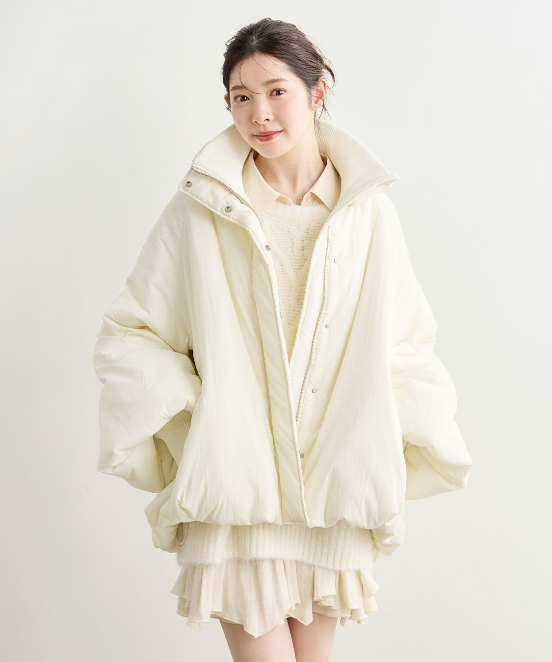 COCO DEAL「中綿ボリュームコート」|ダウン|