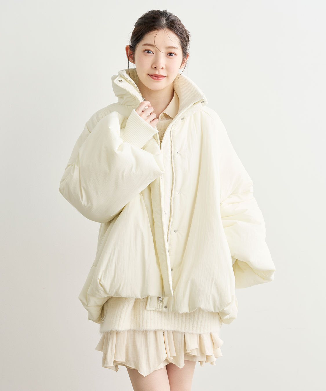 COCO DEAL「中綿ボリュームコート」|ダウン|