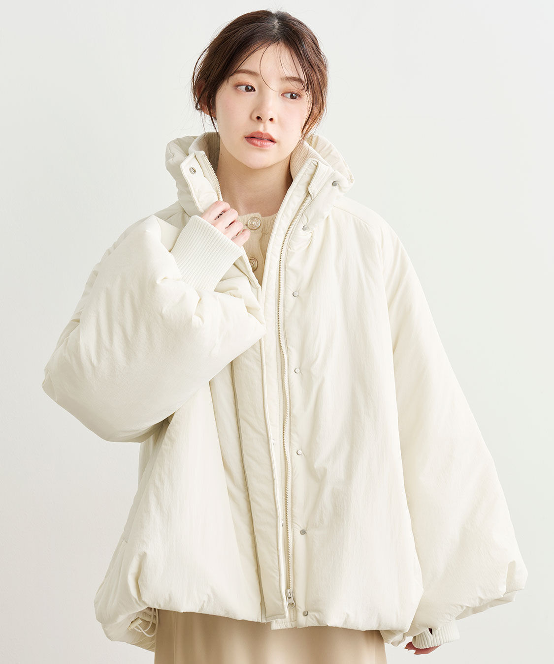 COCO DEAL「中綿ボリュームコート」|ダウン|