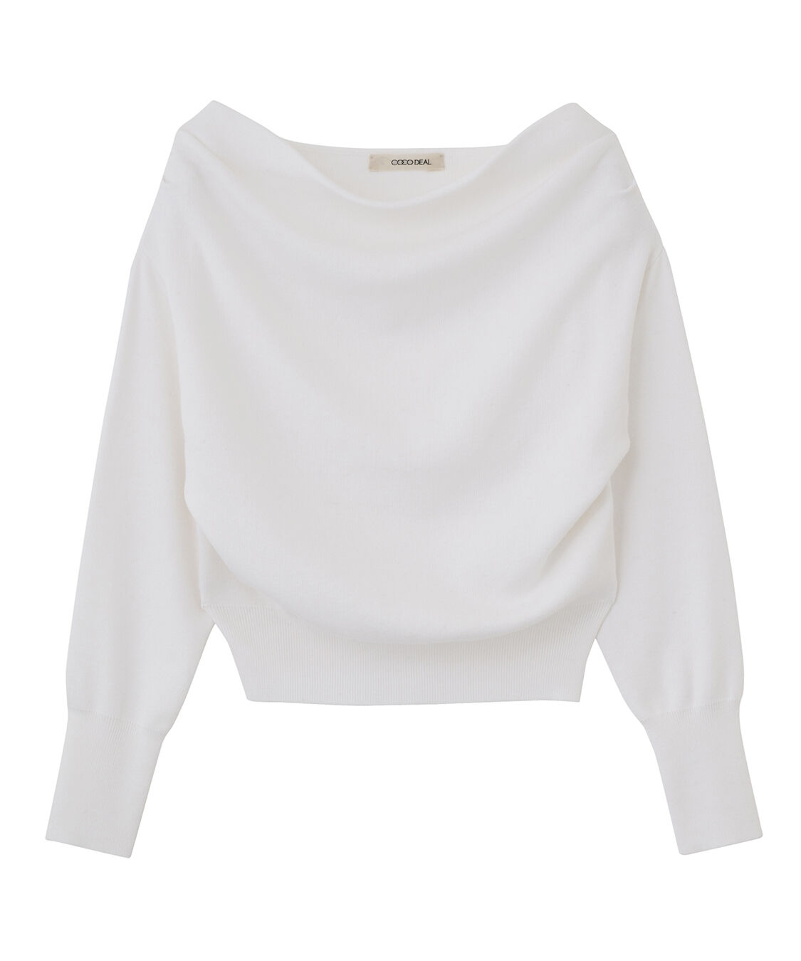 COCO DEAL「ドレープオフショルニット」|ニット・セーター|