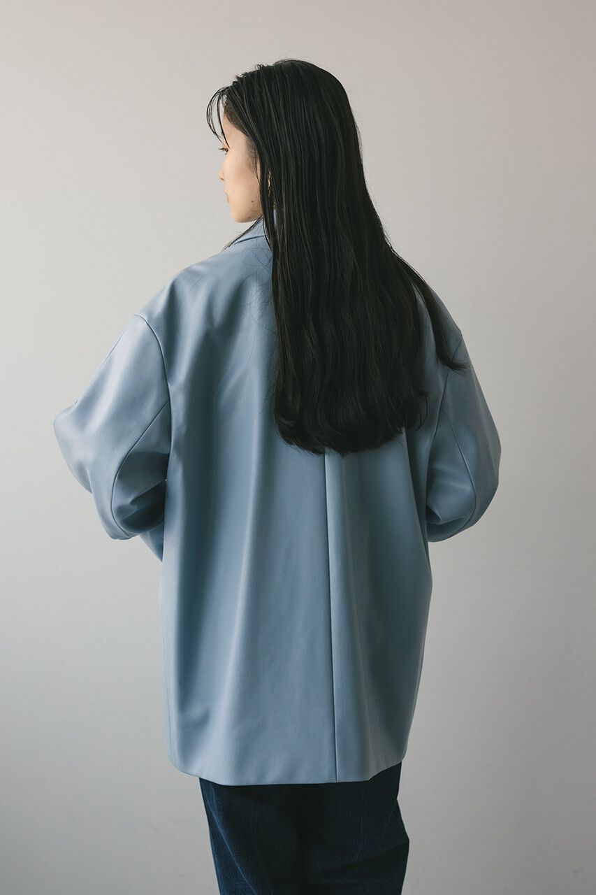 STYLEMIXER「ステンカラーフェイクレザージャケット」|その他|